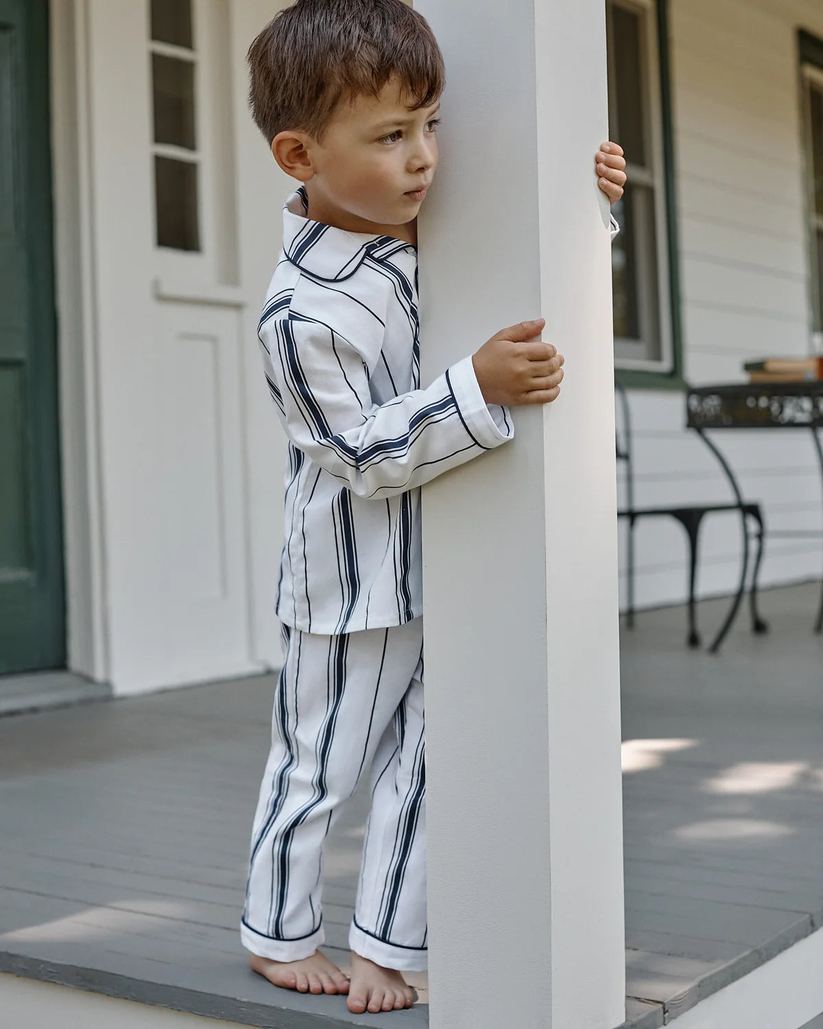 Twill Pajama Set | Parlor Stripe