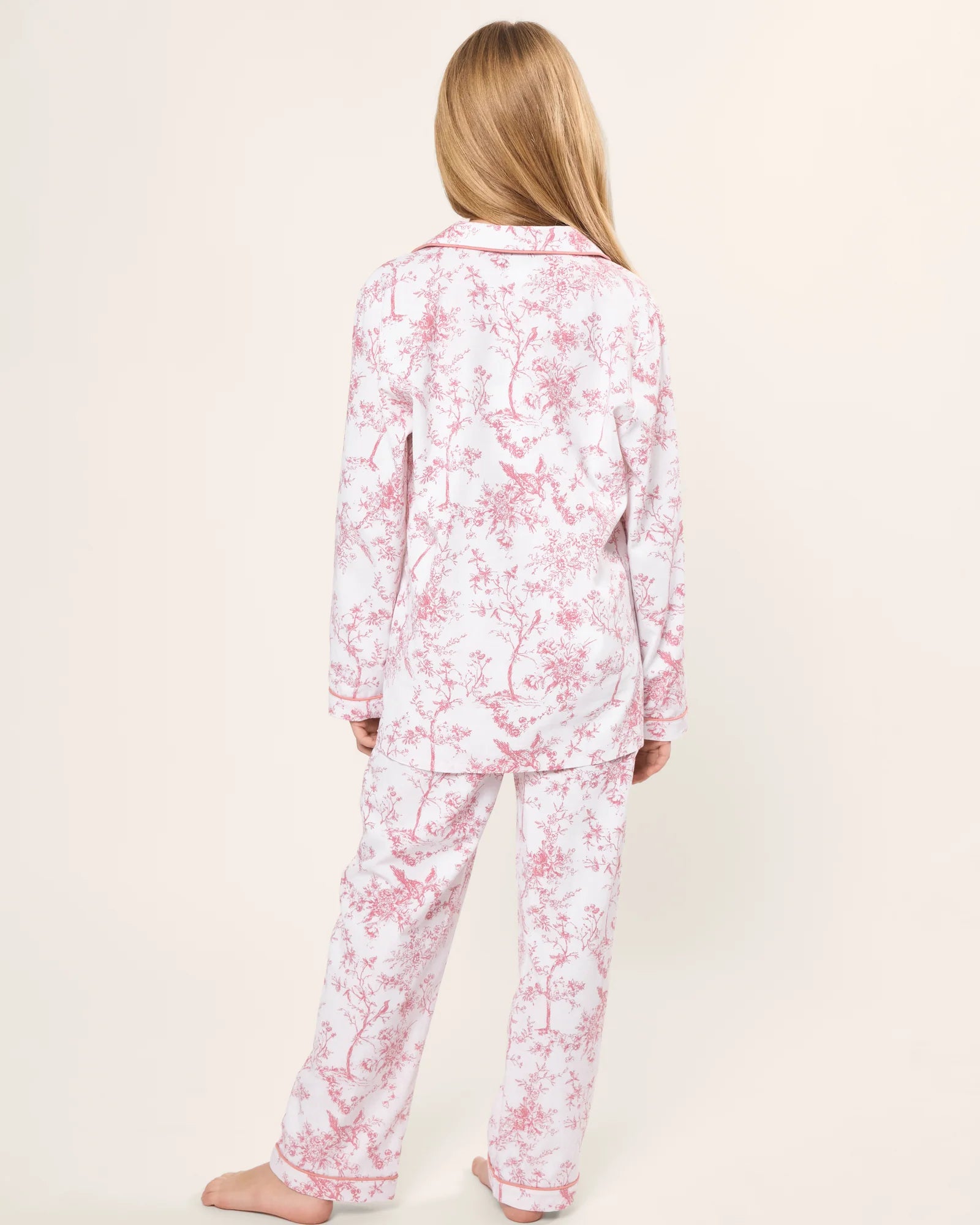 Twill Pajama Set | Pink Timeless Toile