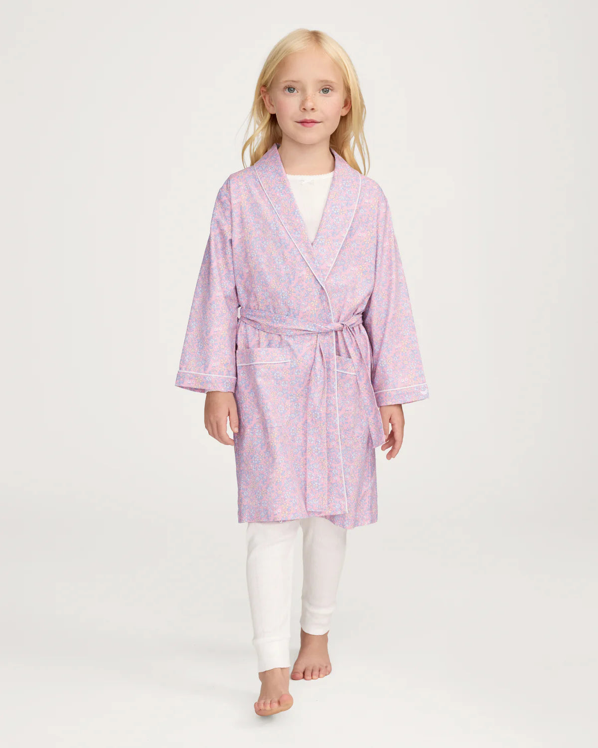 Twill Robe | Fleur Blush