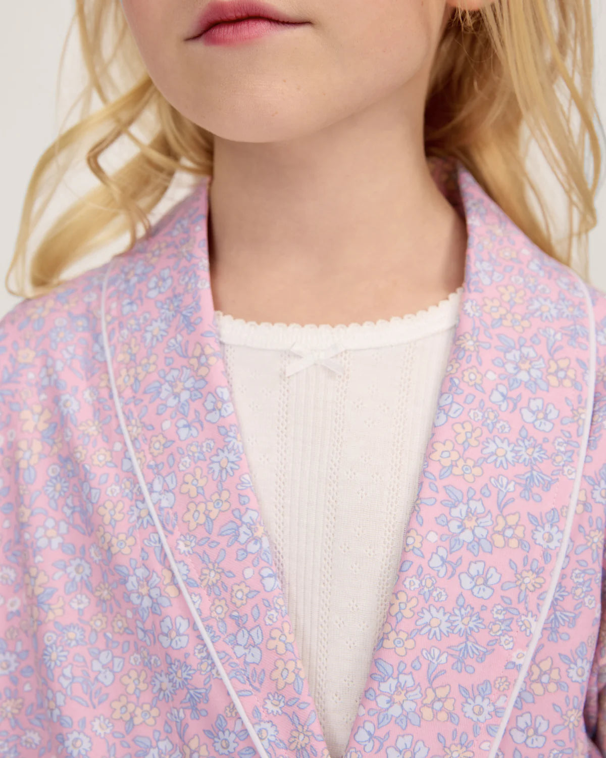 Twill Robe | Fleur Blush
