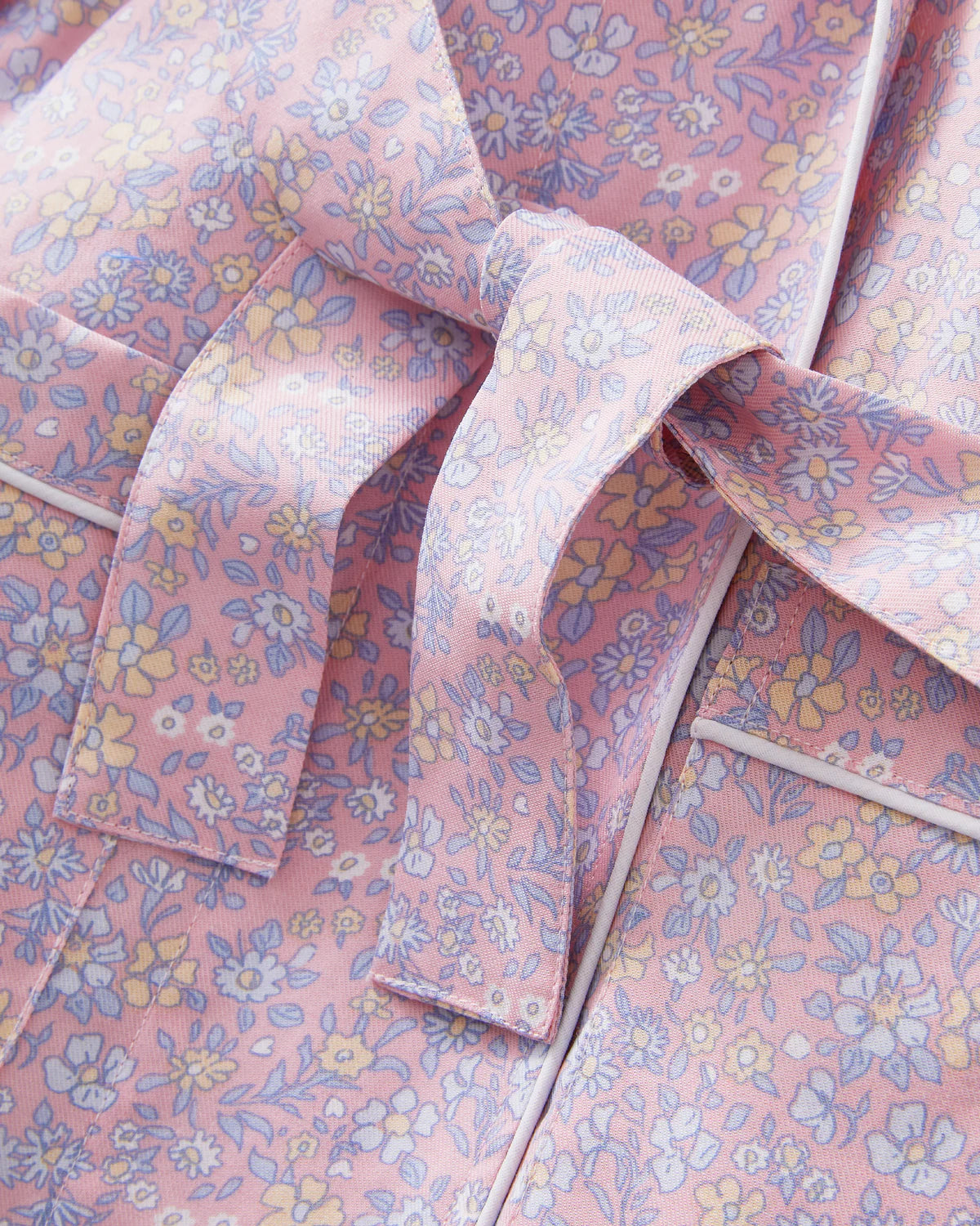 Twill Robe | Fleur Blush