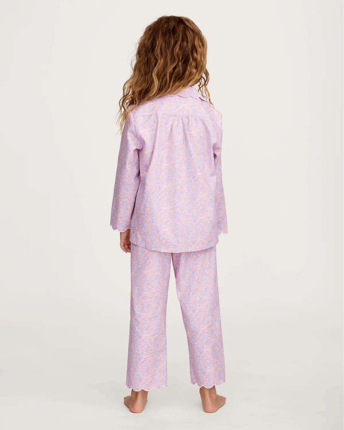 Twill Colette Pajama Set | Fleur Blush