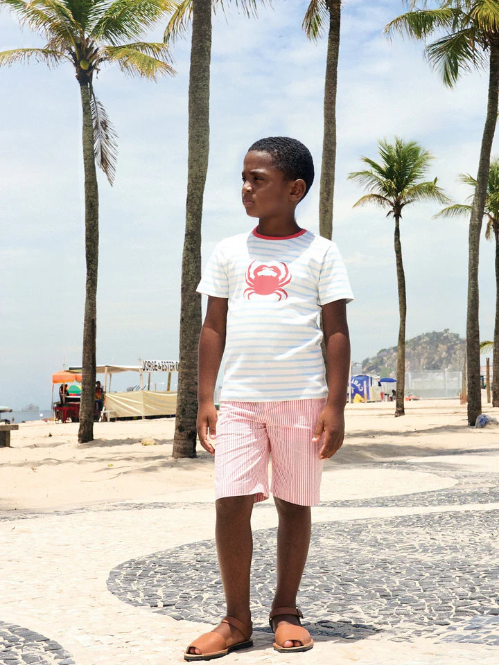 Romo Boy Shorts | Red Stripe