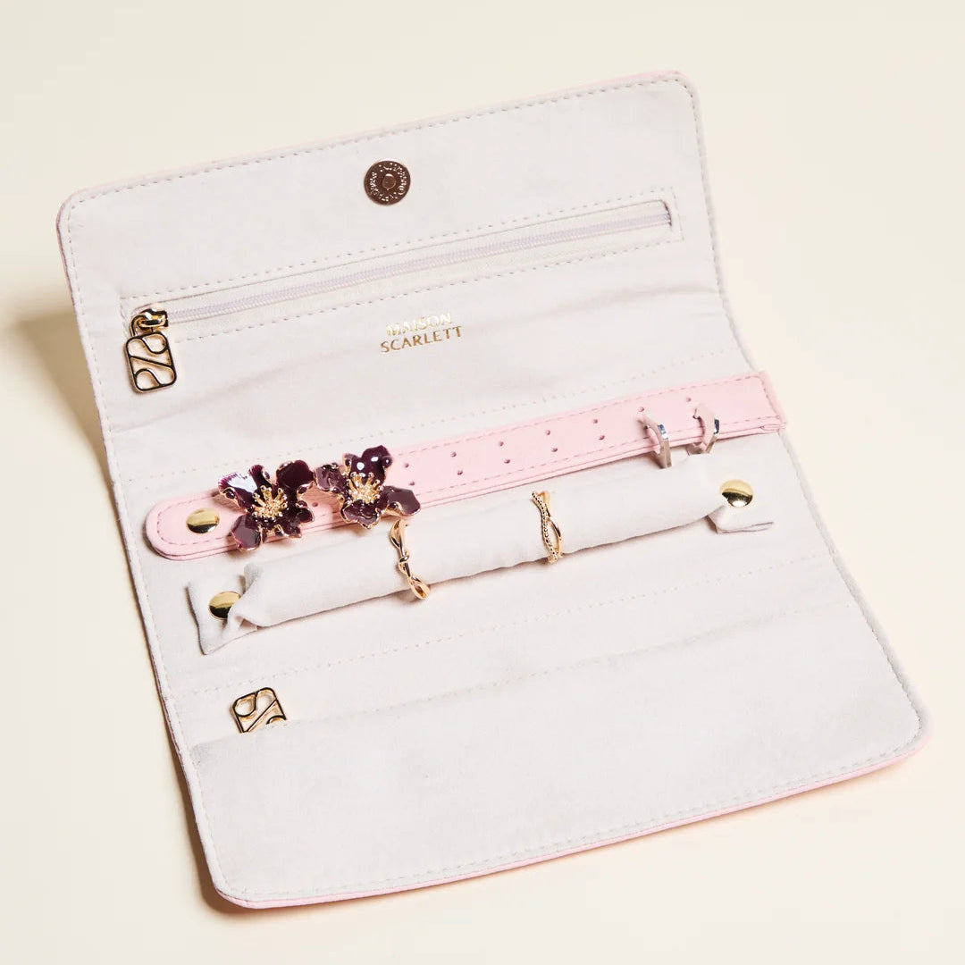 Catherine Leather Jewelry Pouch
