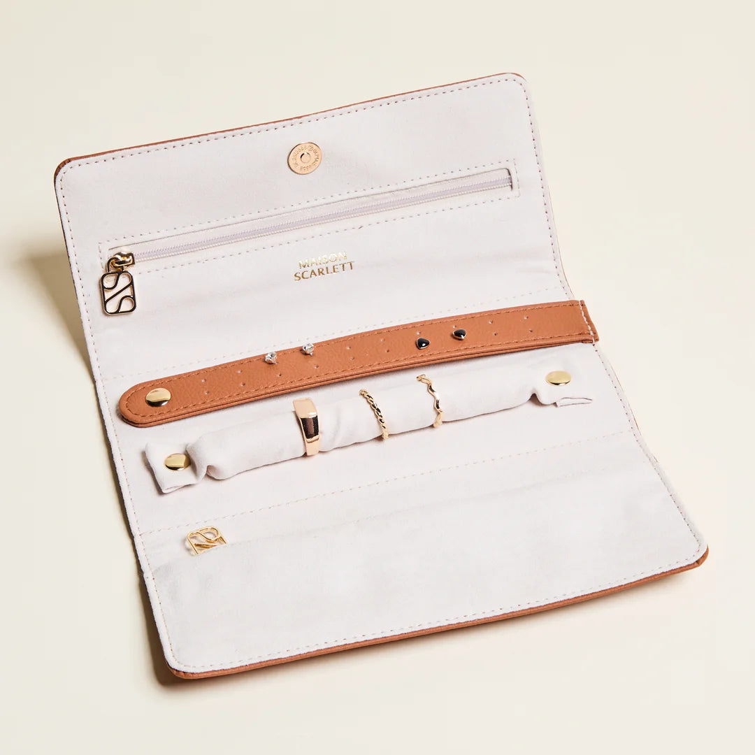 Catherine Leather Jewelry Pouch