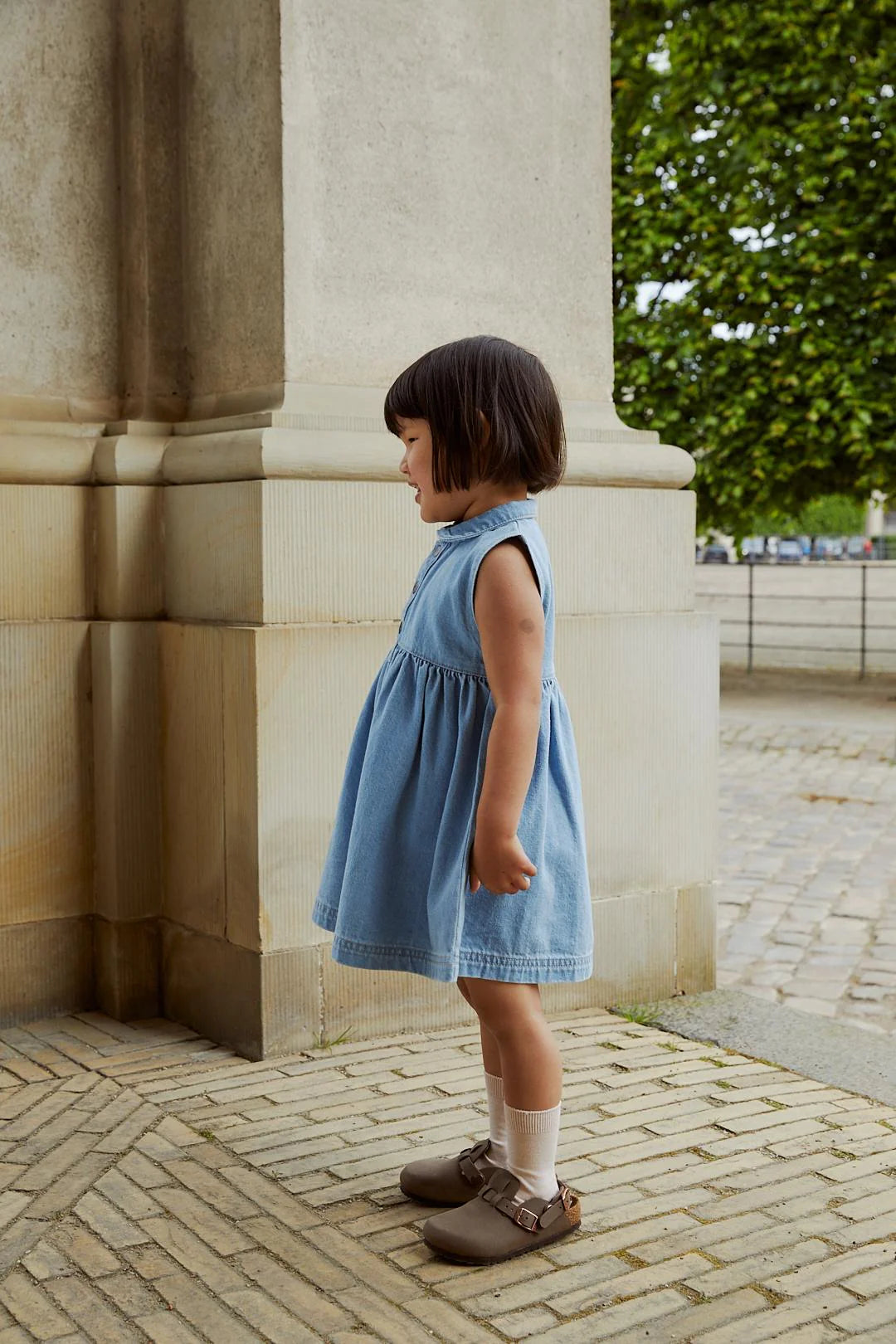 Denim Dress | Light Blue Washed