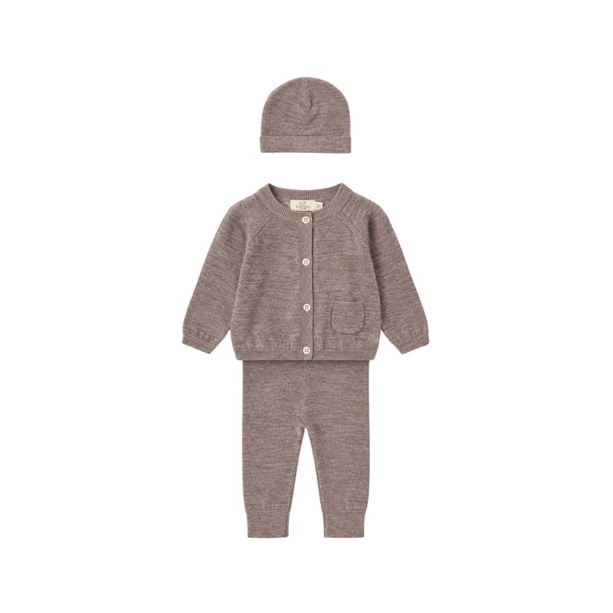 Classic Merino Baby Set | Natural Melange