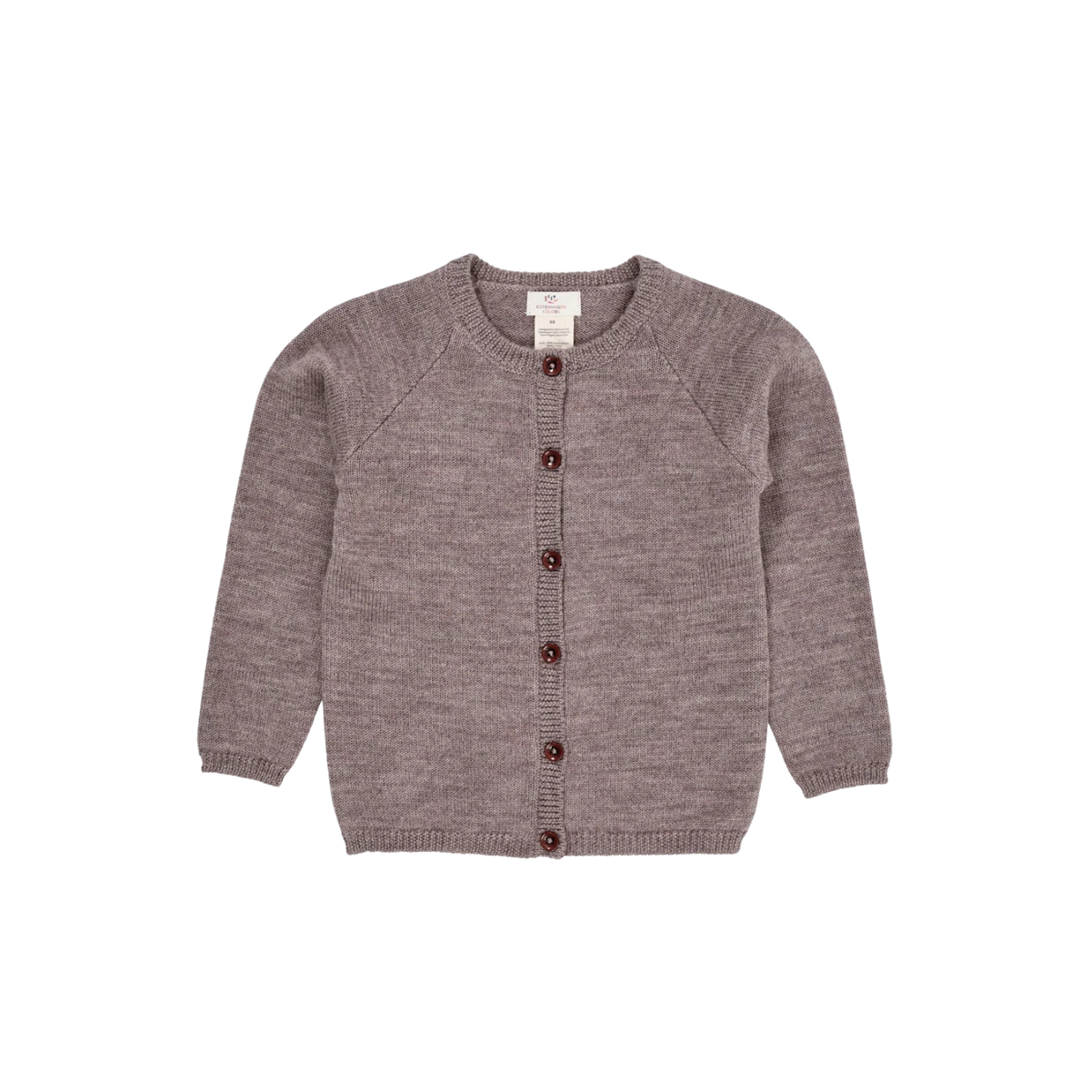 Merino Knitted Cardigan | Natural Melange