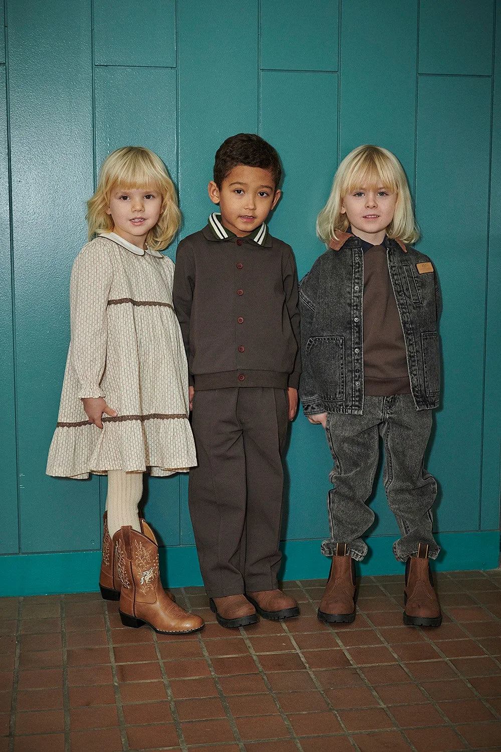 Super Stretchy High School Cardigan | Dark Brown