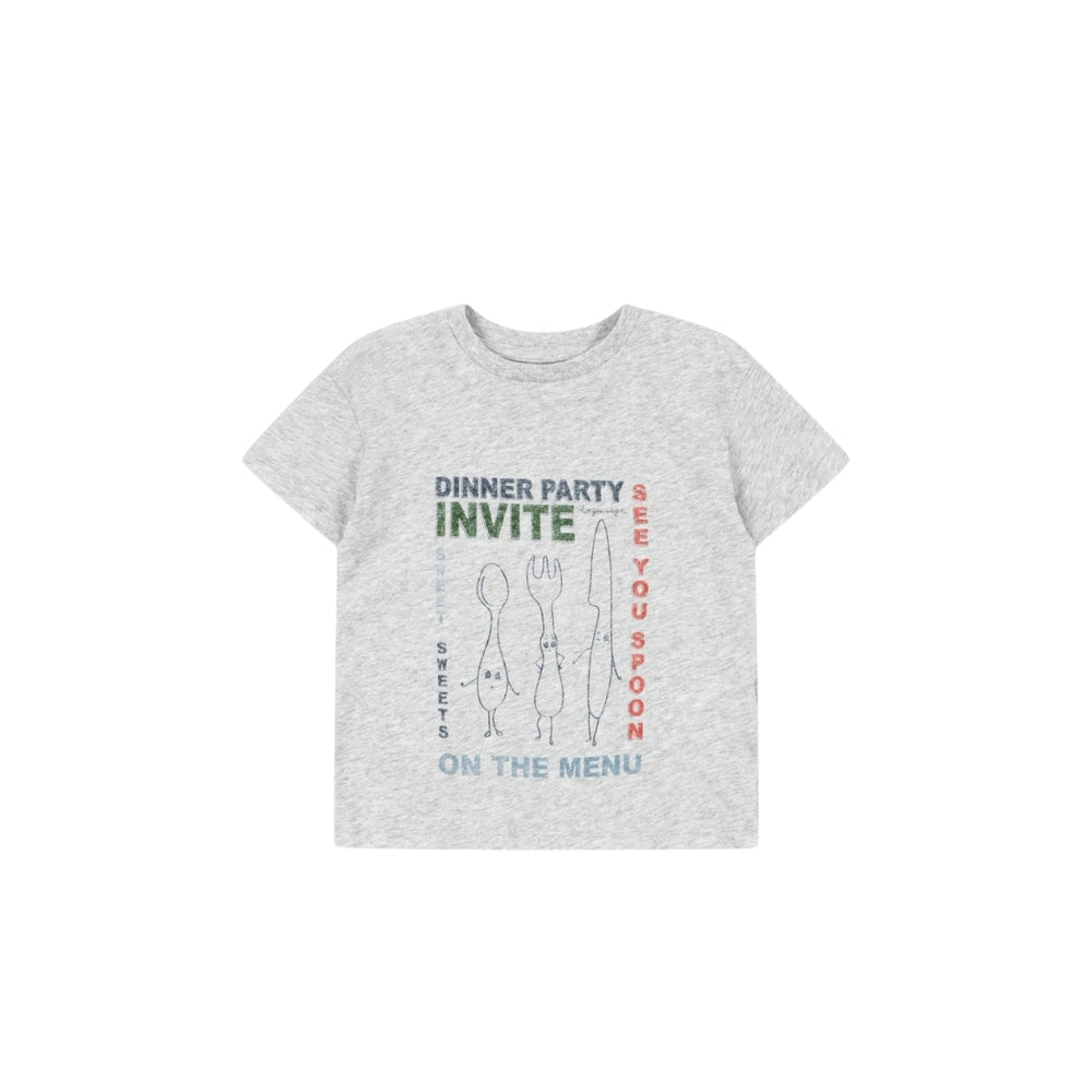 Famo T-Shirt | Grey Melange