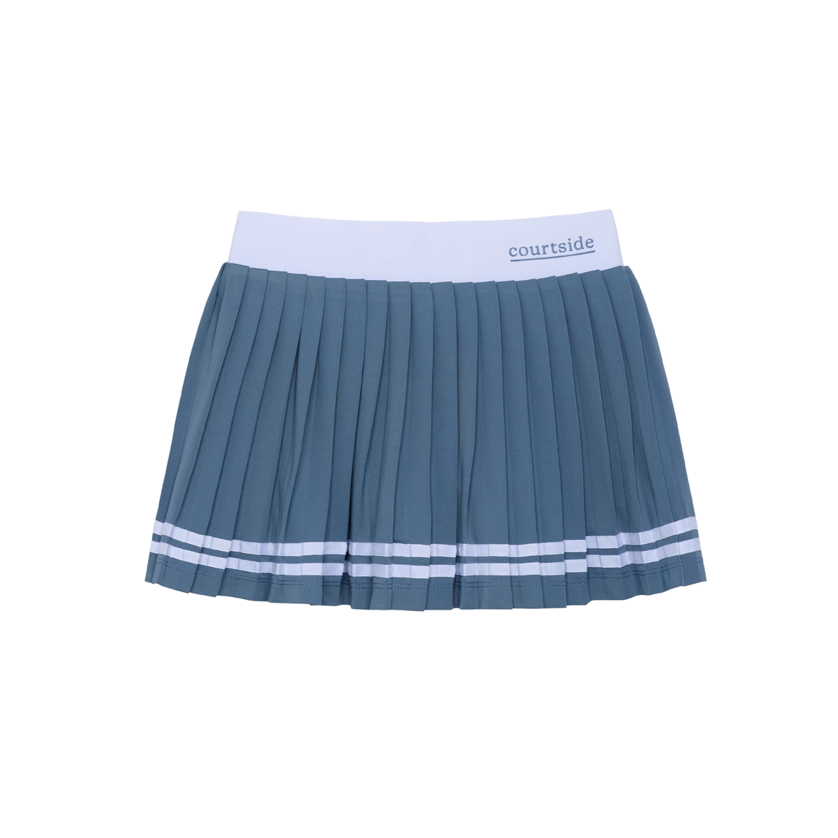 Pleated Skort | Slate