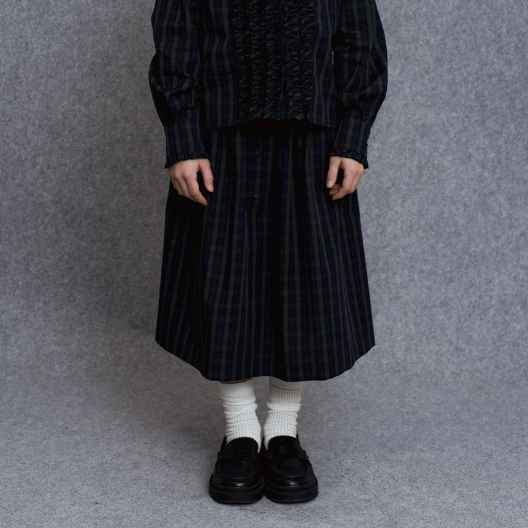 Ravi Skirt | Green Checks