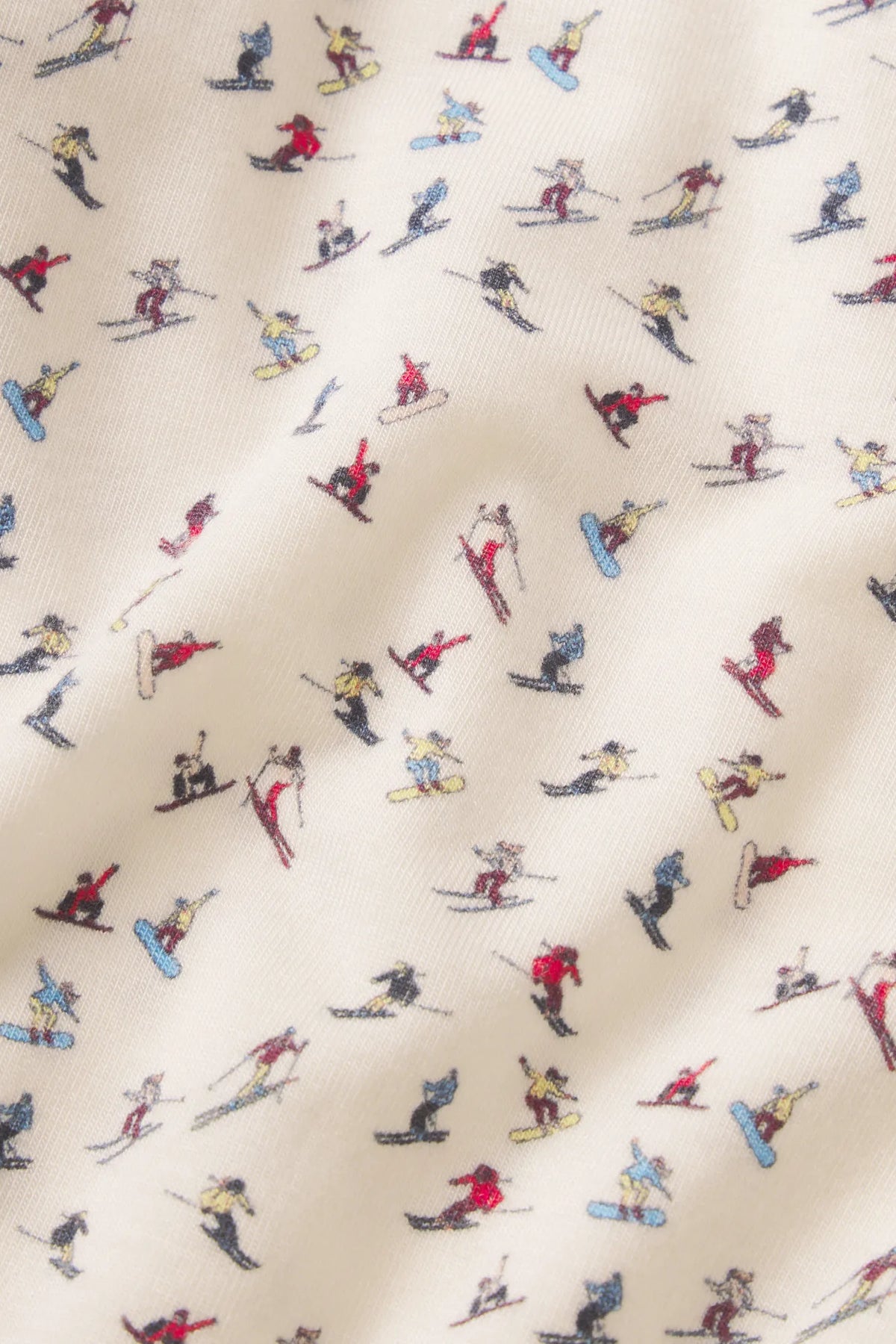 Kids Printed Long Pj Set | On The Slopes