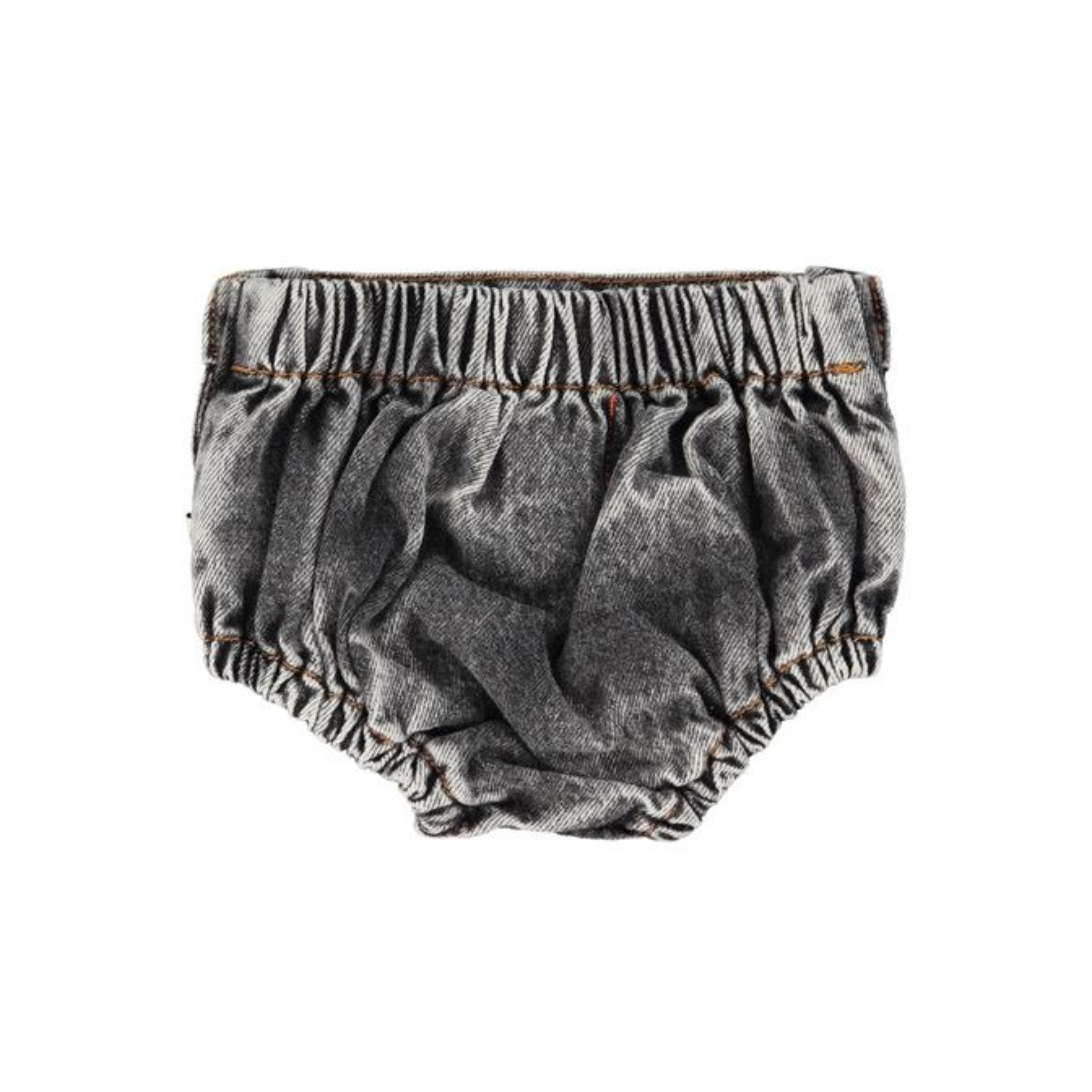 Baby Shorties | Washed Black Denim