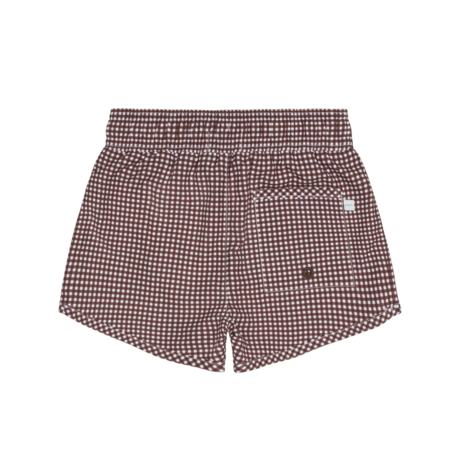 Gingham Boardie | Cocoa