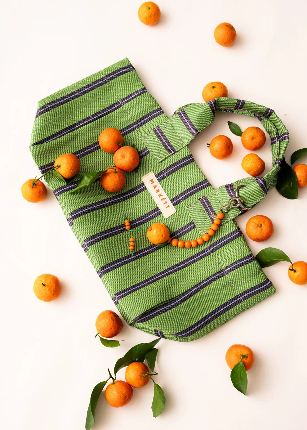 Handmade Glass Decorative Keychains | Orange