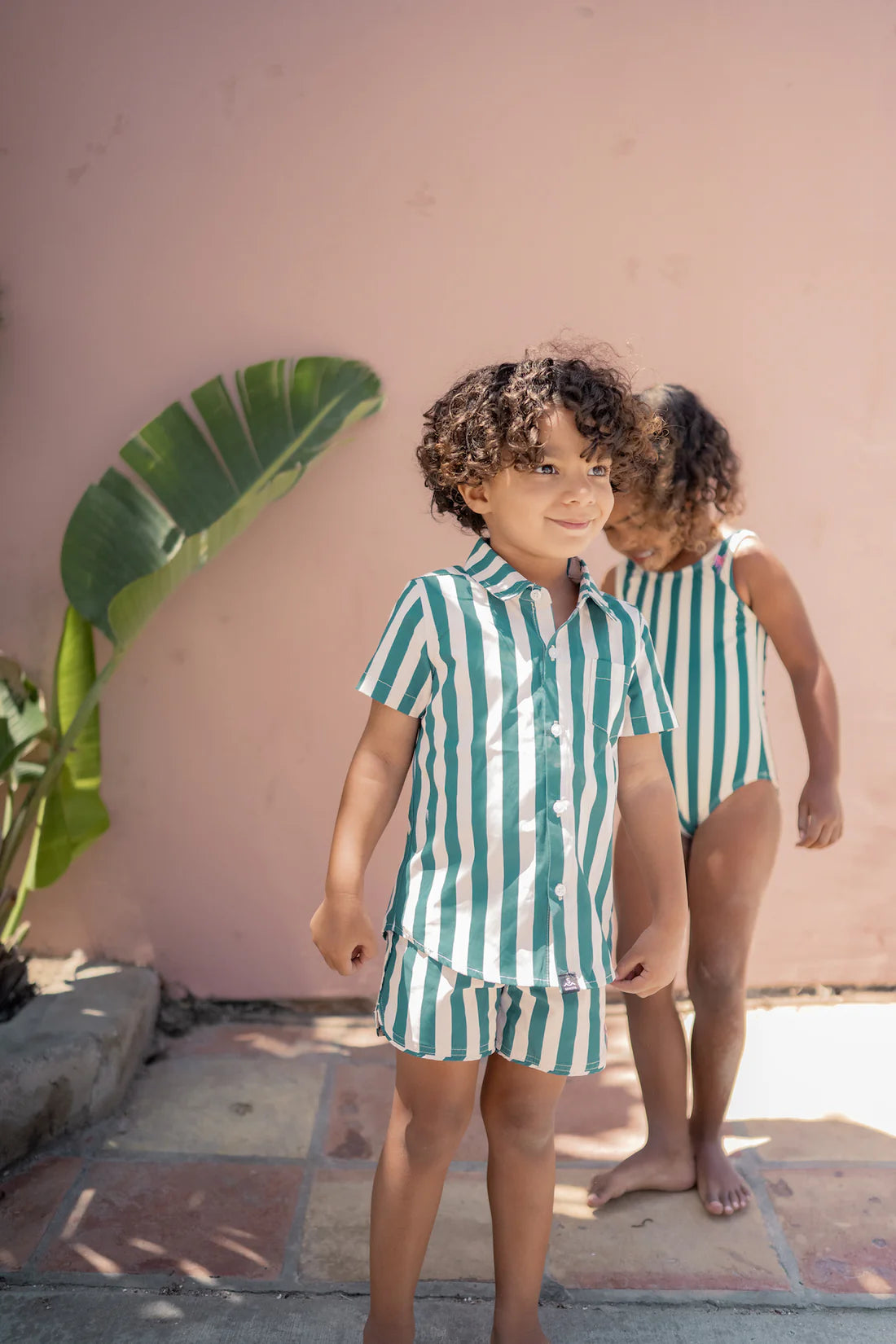 Cabana Stripe Boardshorts | Charleston