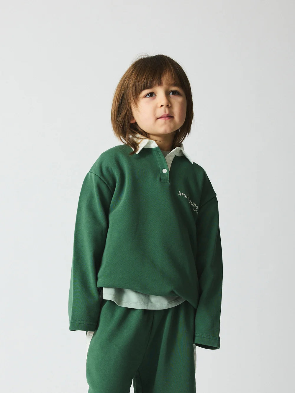 Dana Polo Sweatshirt Set | Myrtle Green