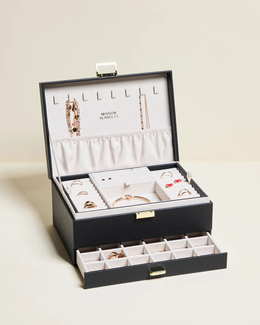 Denise Leather Jewelry Box