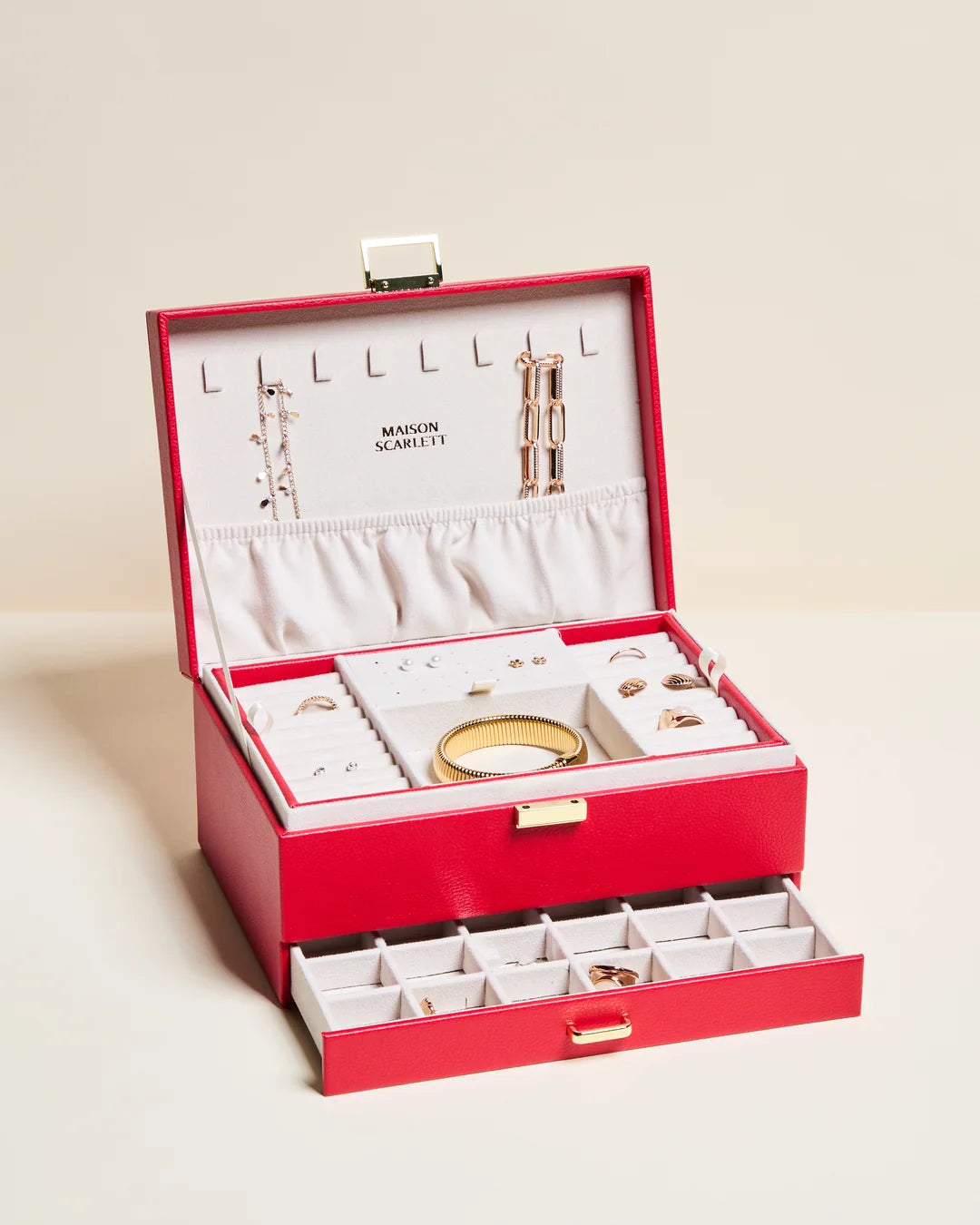 Denise Leather Jewelry Box