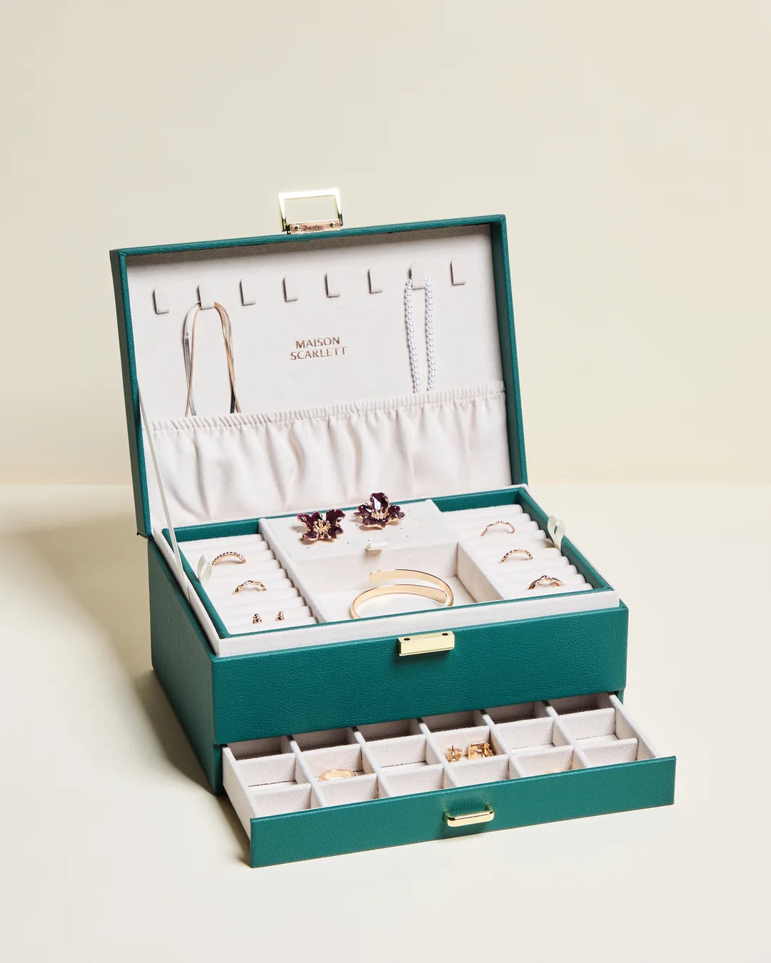 Denise Leather Jewelry Box