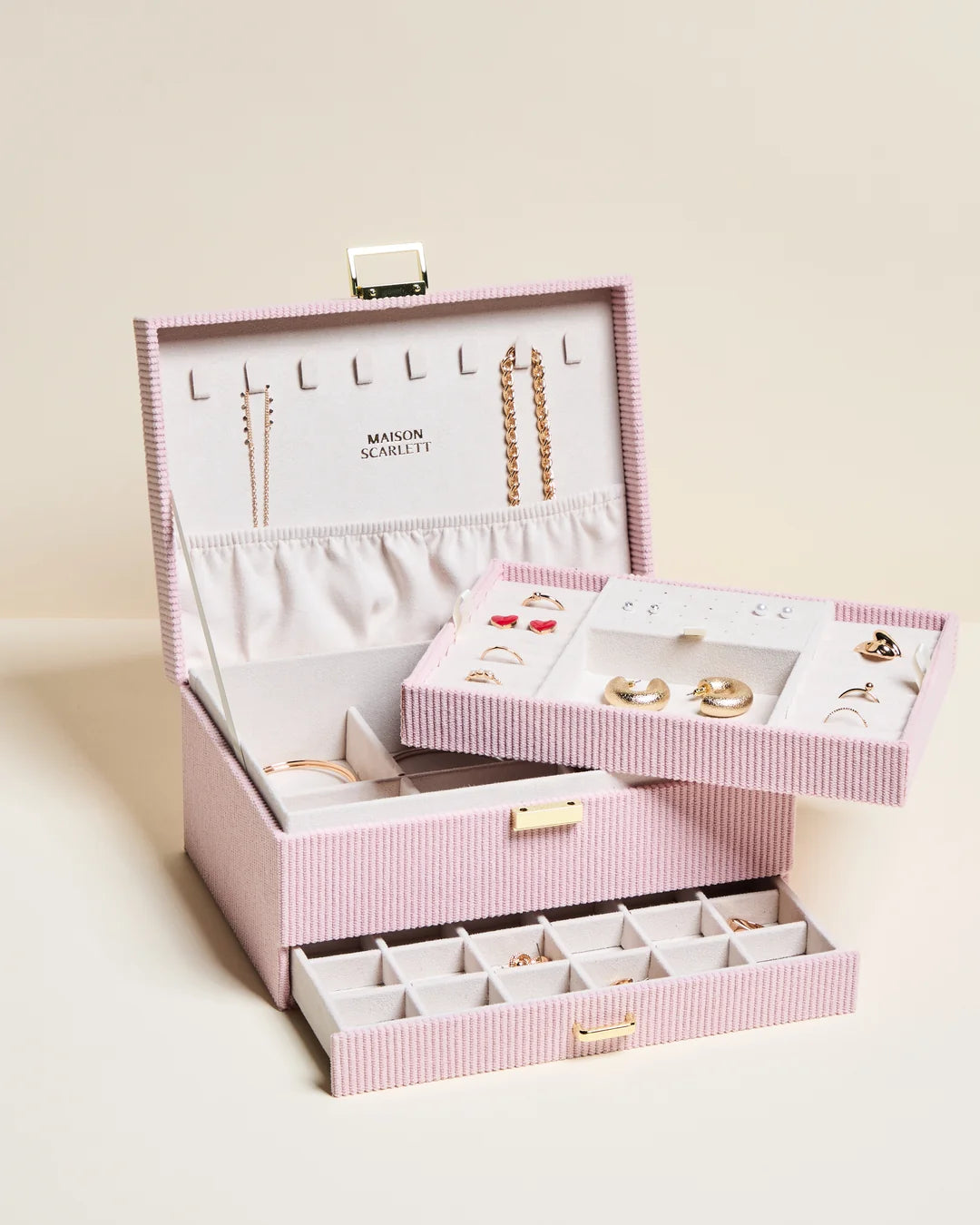 Denise Corduroy Jewelry Box