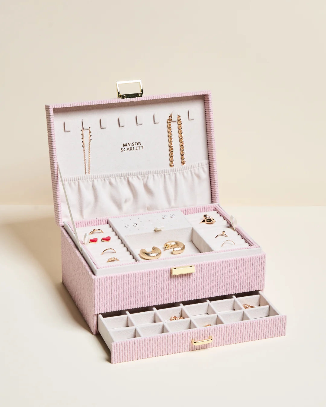 Denise Corduroy Jewelry Box