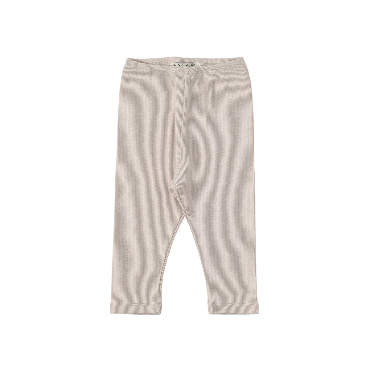 Ribbed Ruffle Twinset | Grayish Pink