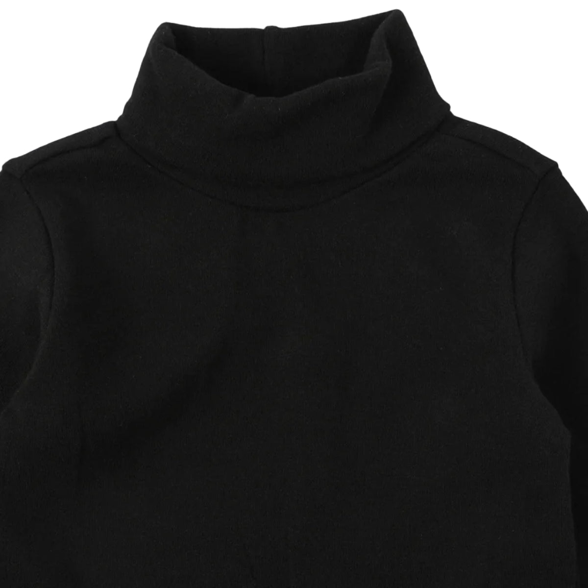 Cozy High Neck T-shirt | Black