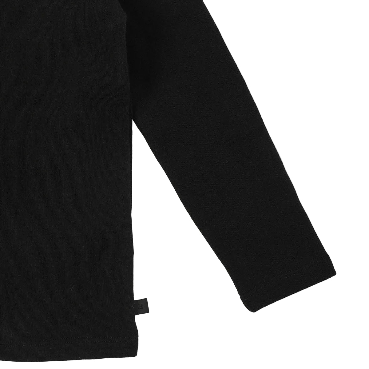 Cozy High Neck T-shirt | Black