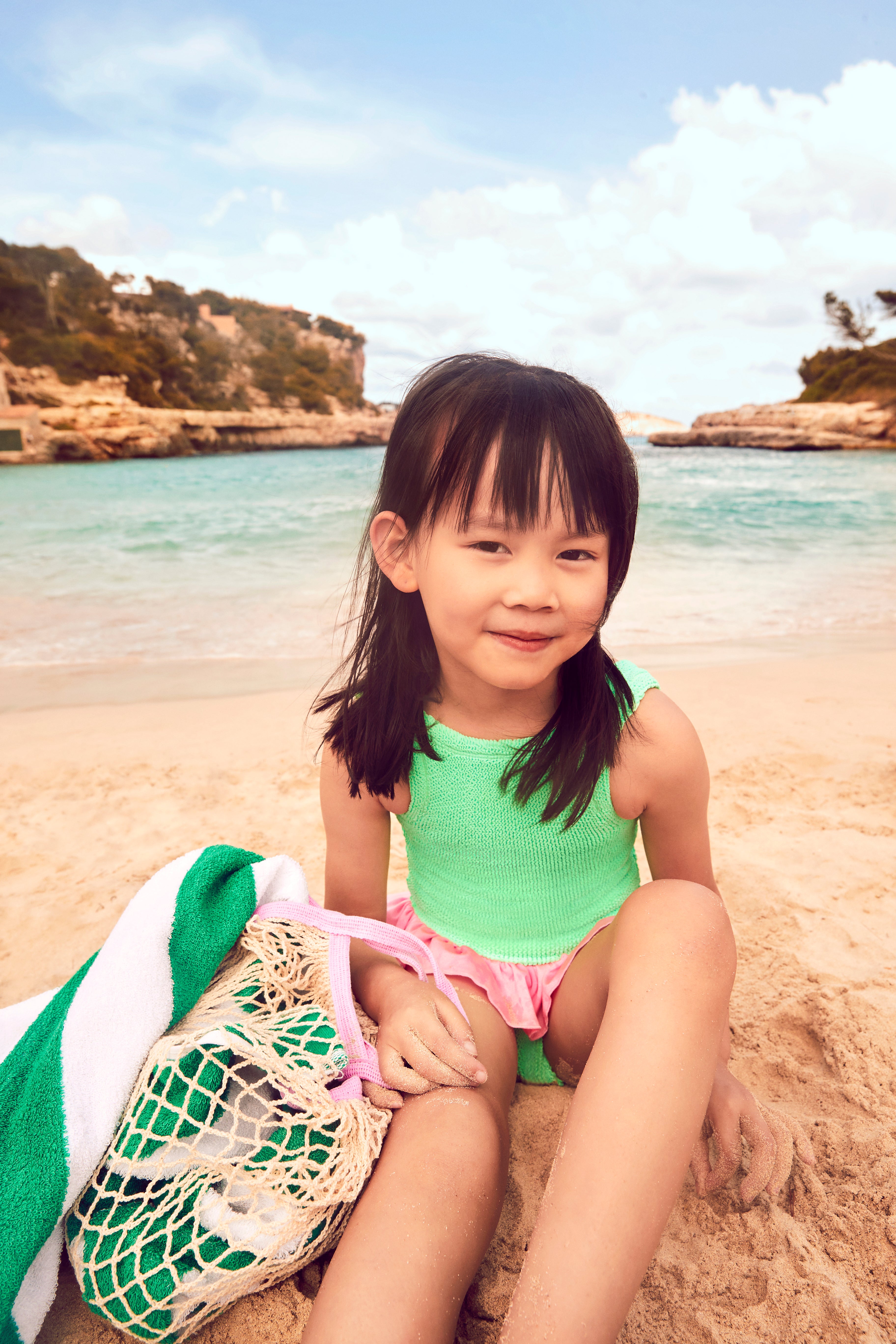 Duo Denise Swim | Lime/Bubblegum