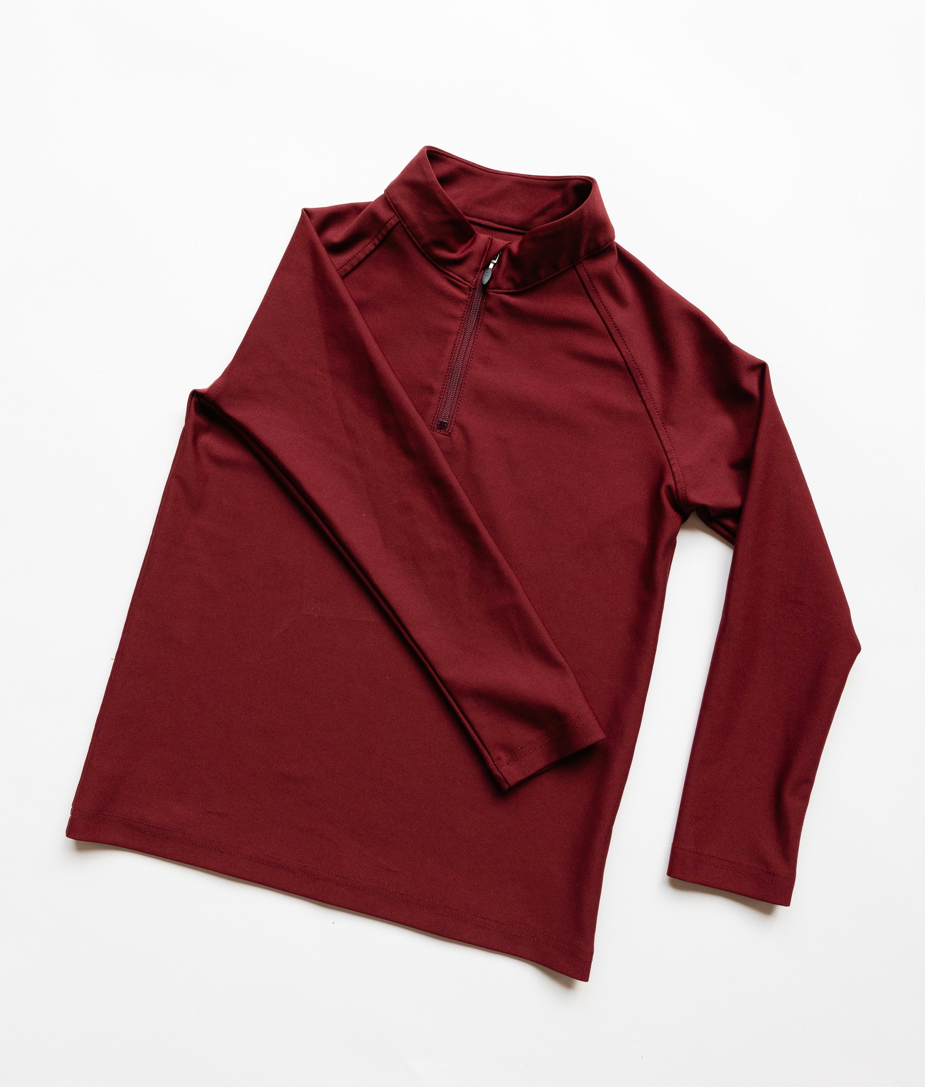 Half-Zip | Maroon