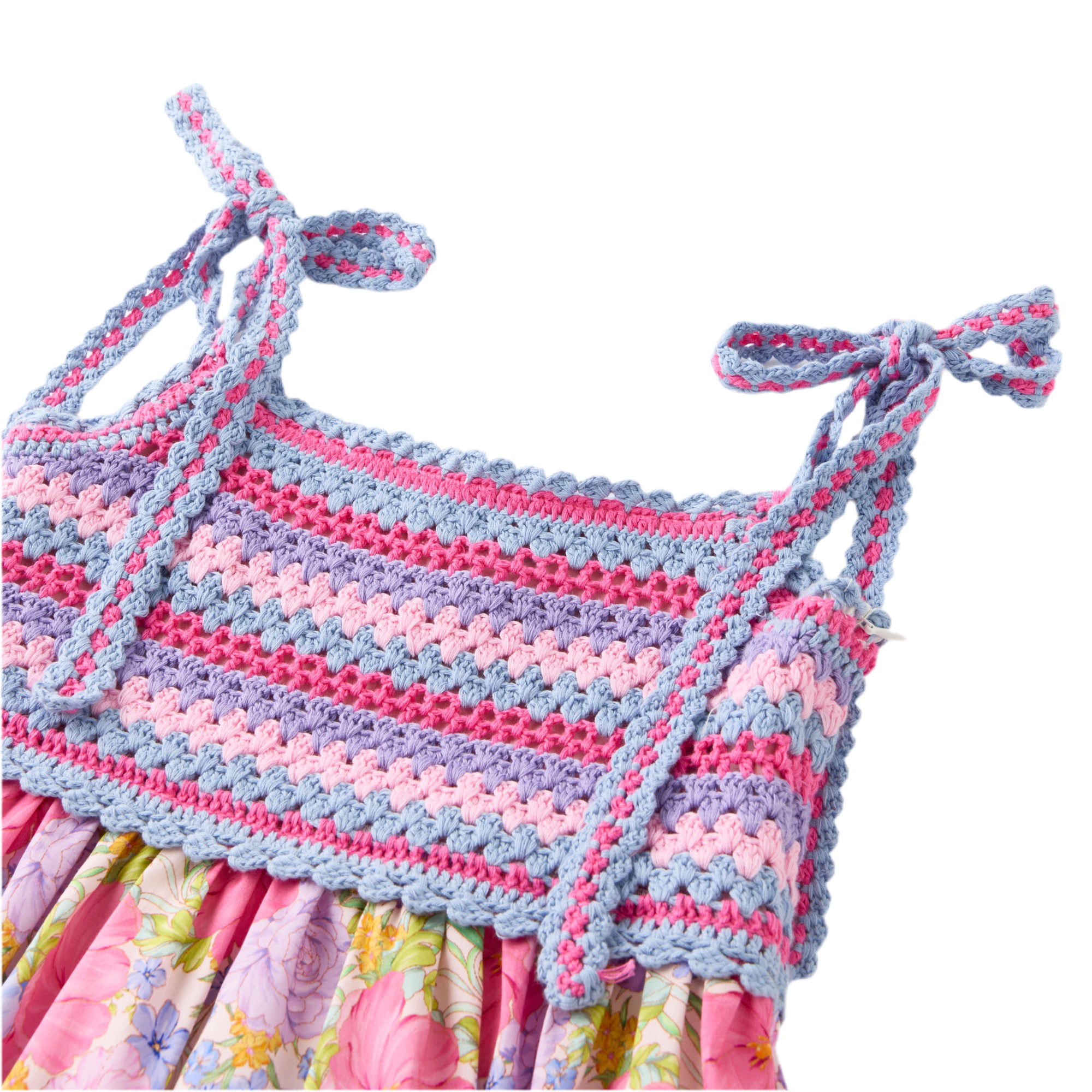 Charlotte Crochet Mini Dress | Floral