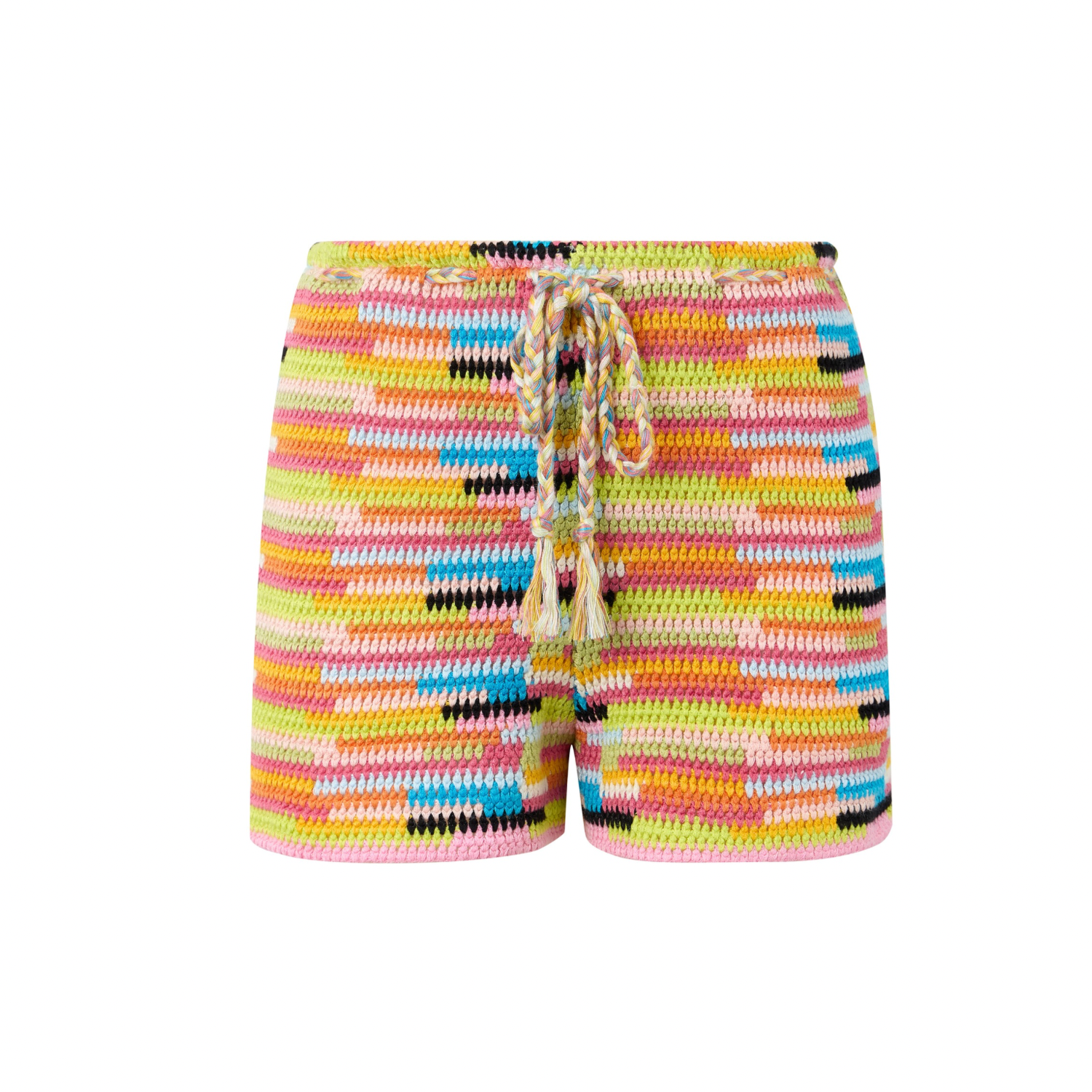 Alia Crochet Shorts | Multi