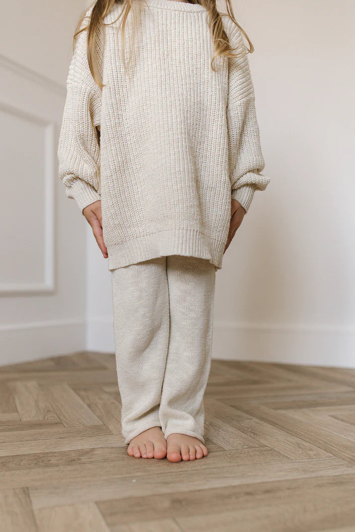 Teddy Jumper Set | Oatmeal