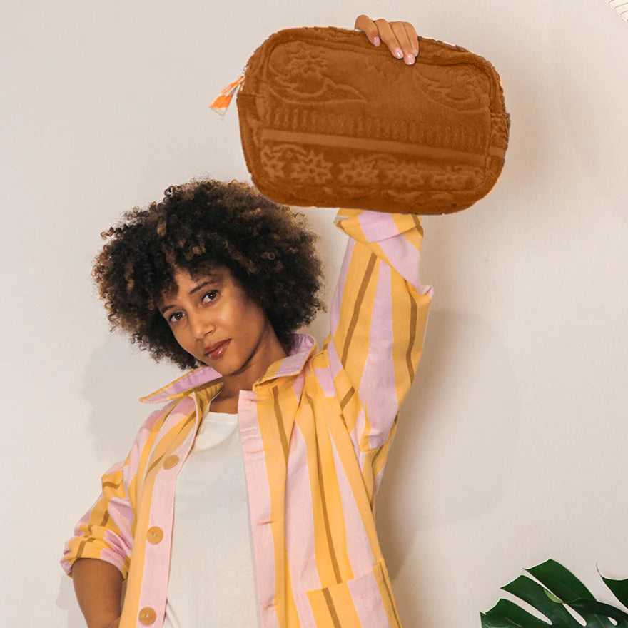 Oona Eponge Pouch | Brunette