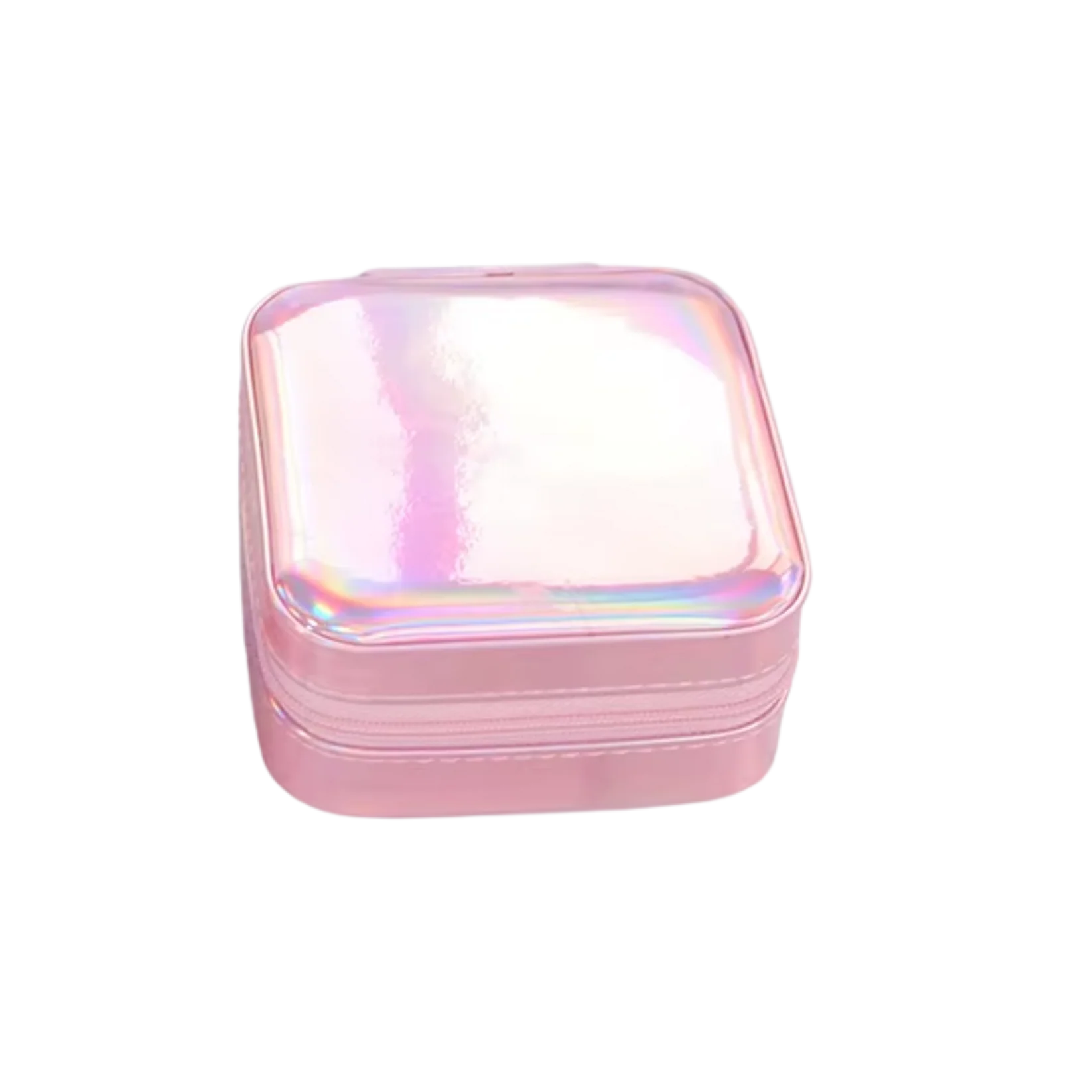Square Jewelry Case | Metallic Rose