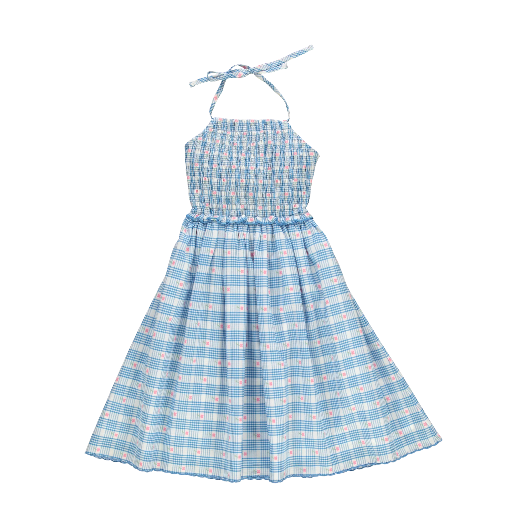 Ida Dress | Signature Floral Check