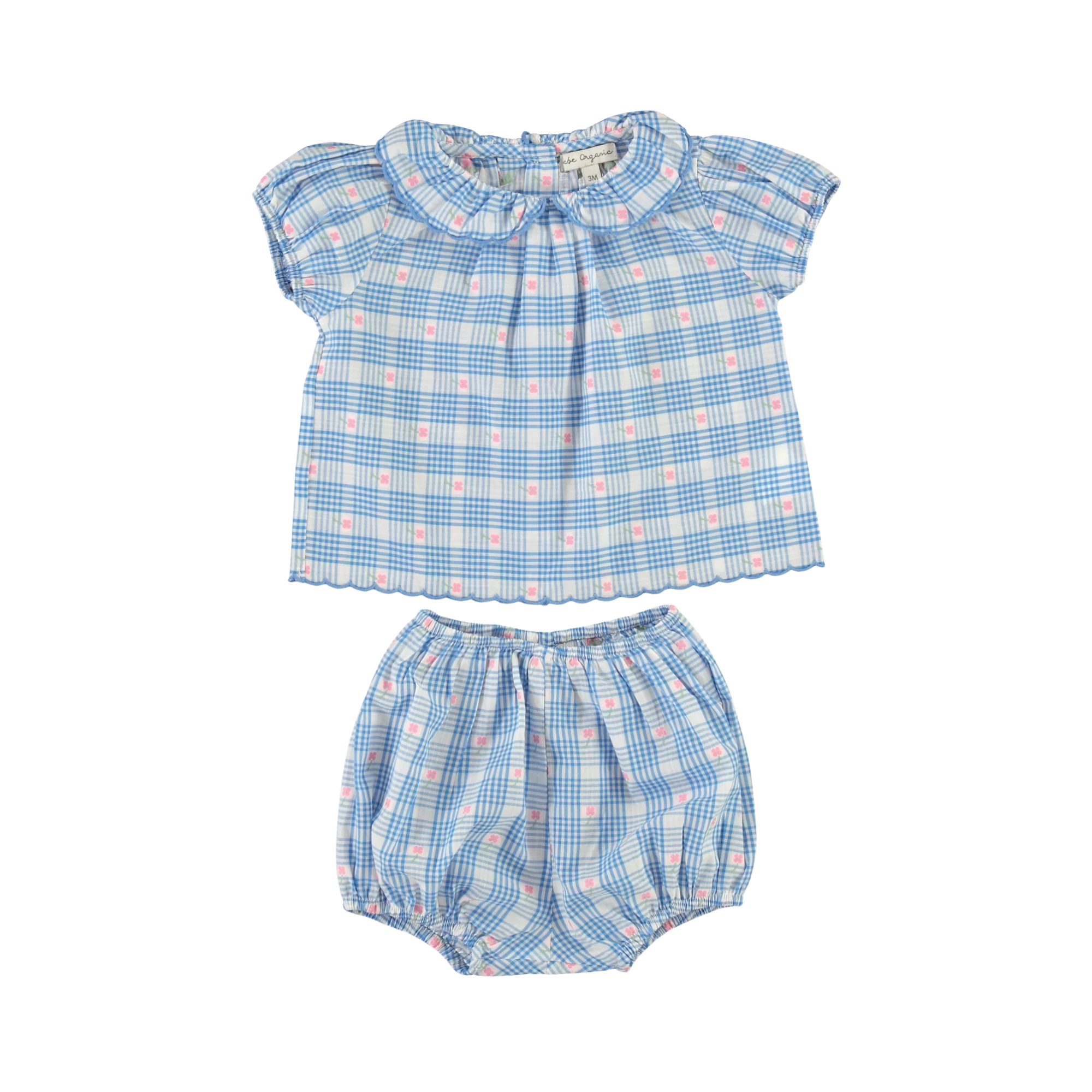 Ida Baby Set | Signature Floral Check