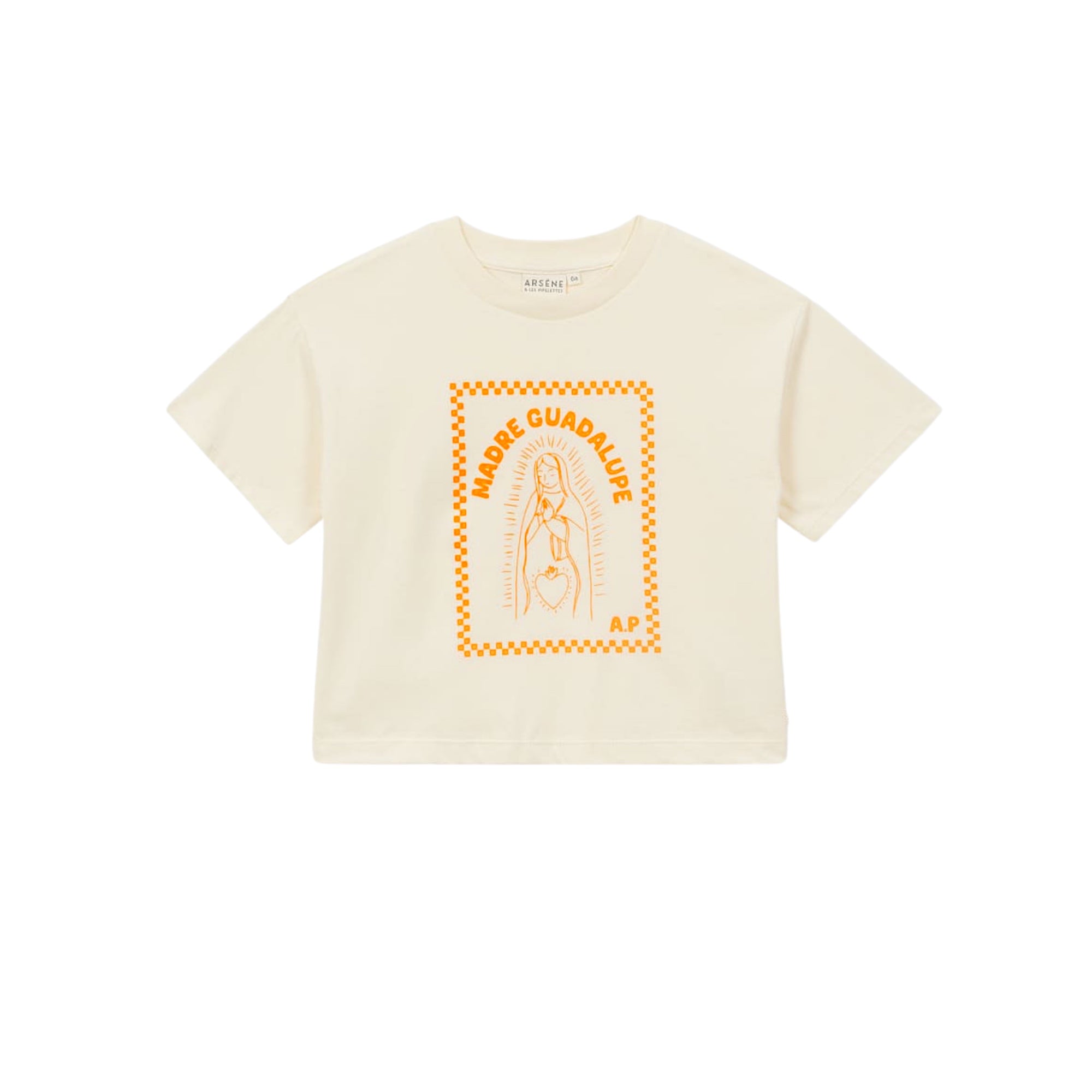 Guadalupe T-shirt | Orange Fluo