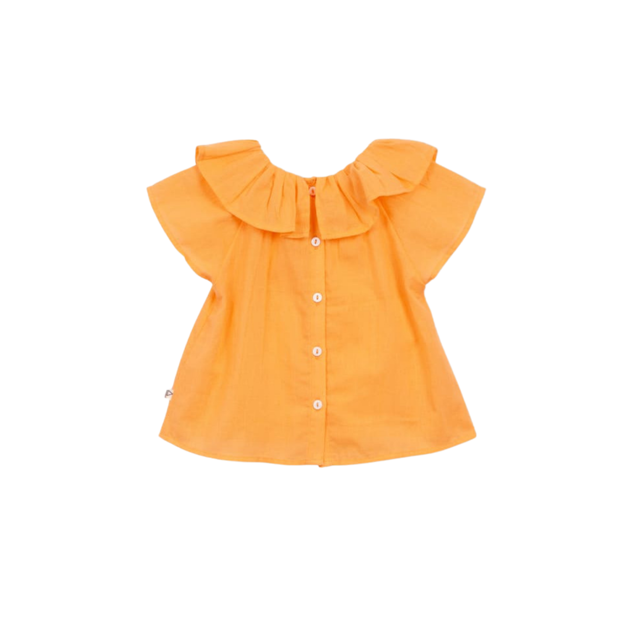 Plain Veil Baby Set | Orange