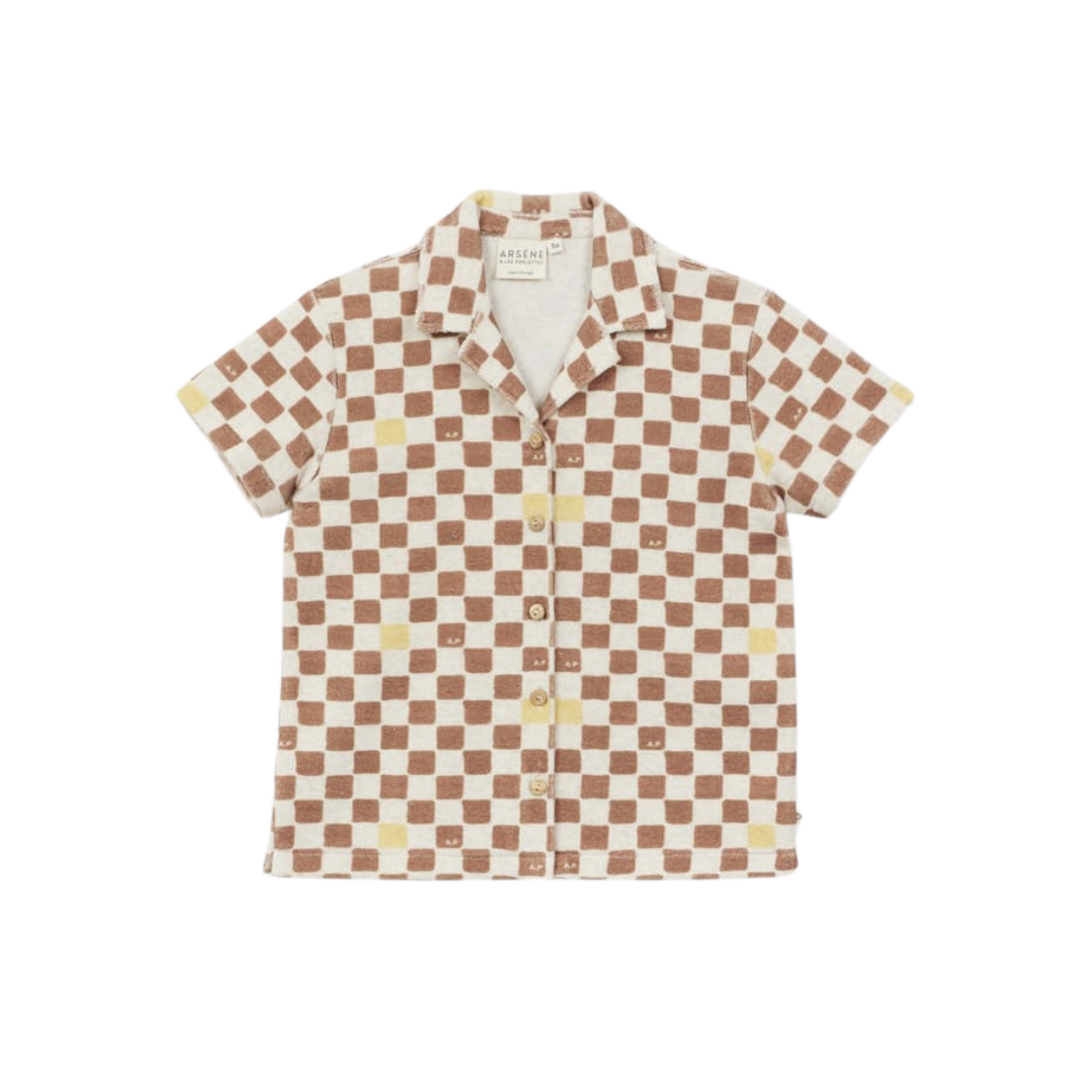 Checked Terry Set | Marron