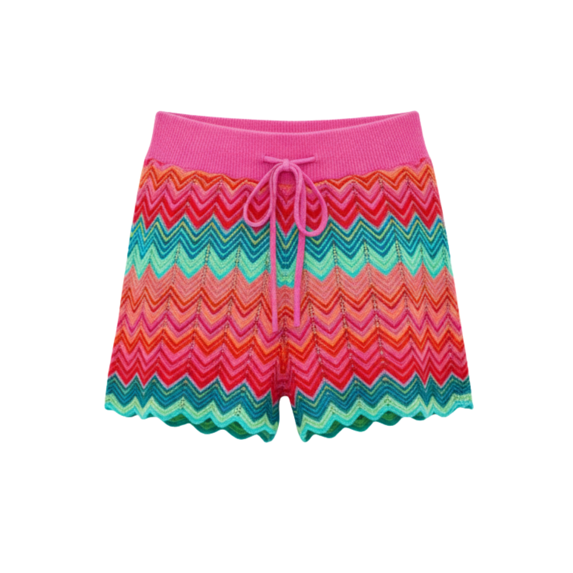 Womens Balboa Shorts | Strawberry Ice Chevron