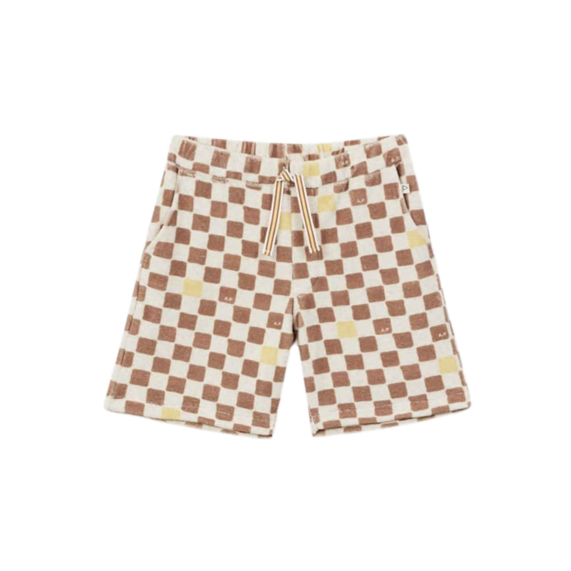 Checked Terry Set | Marron