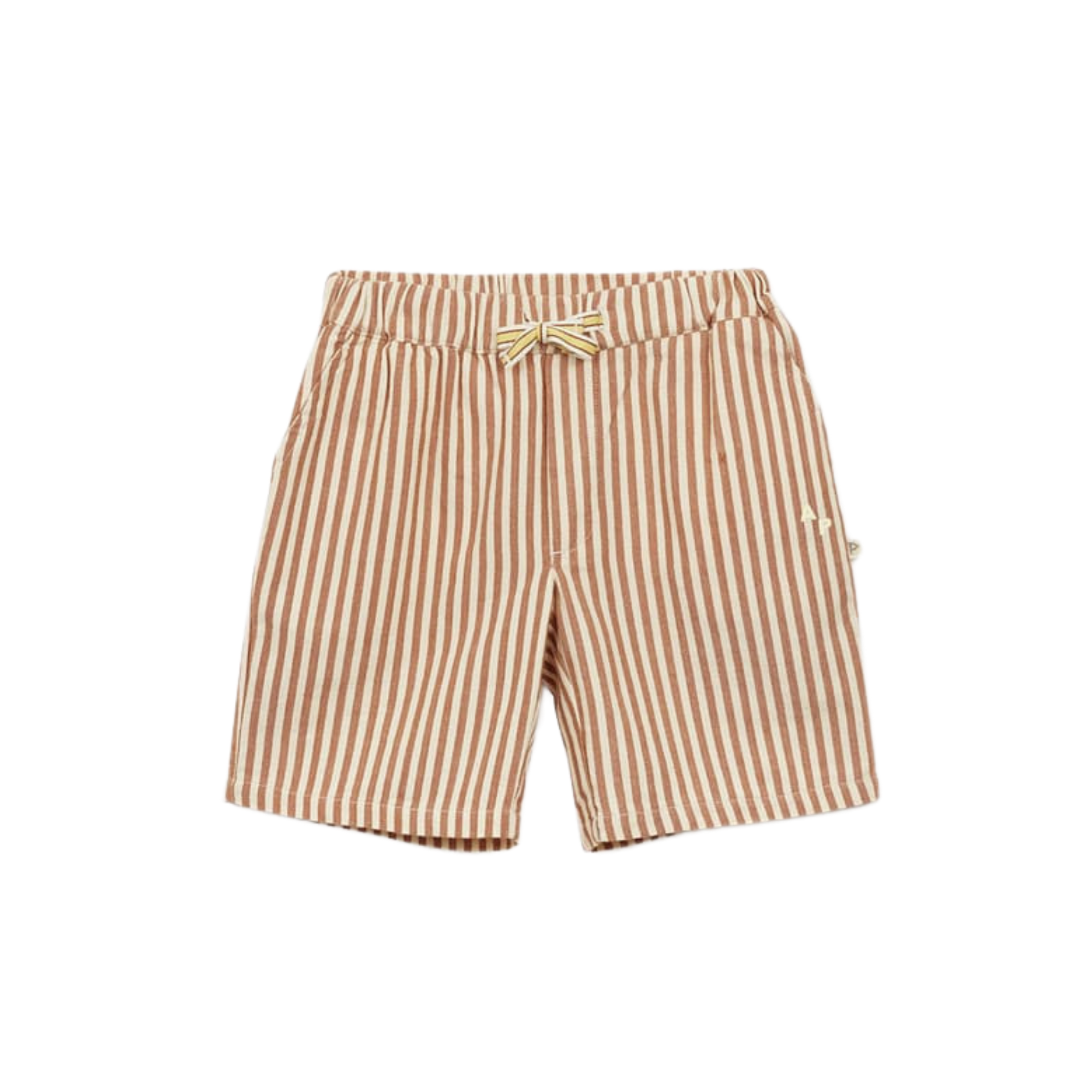 Striped Bermuda Shorts | Marron