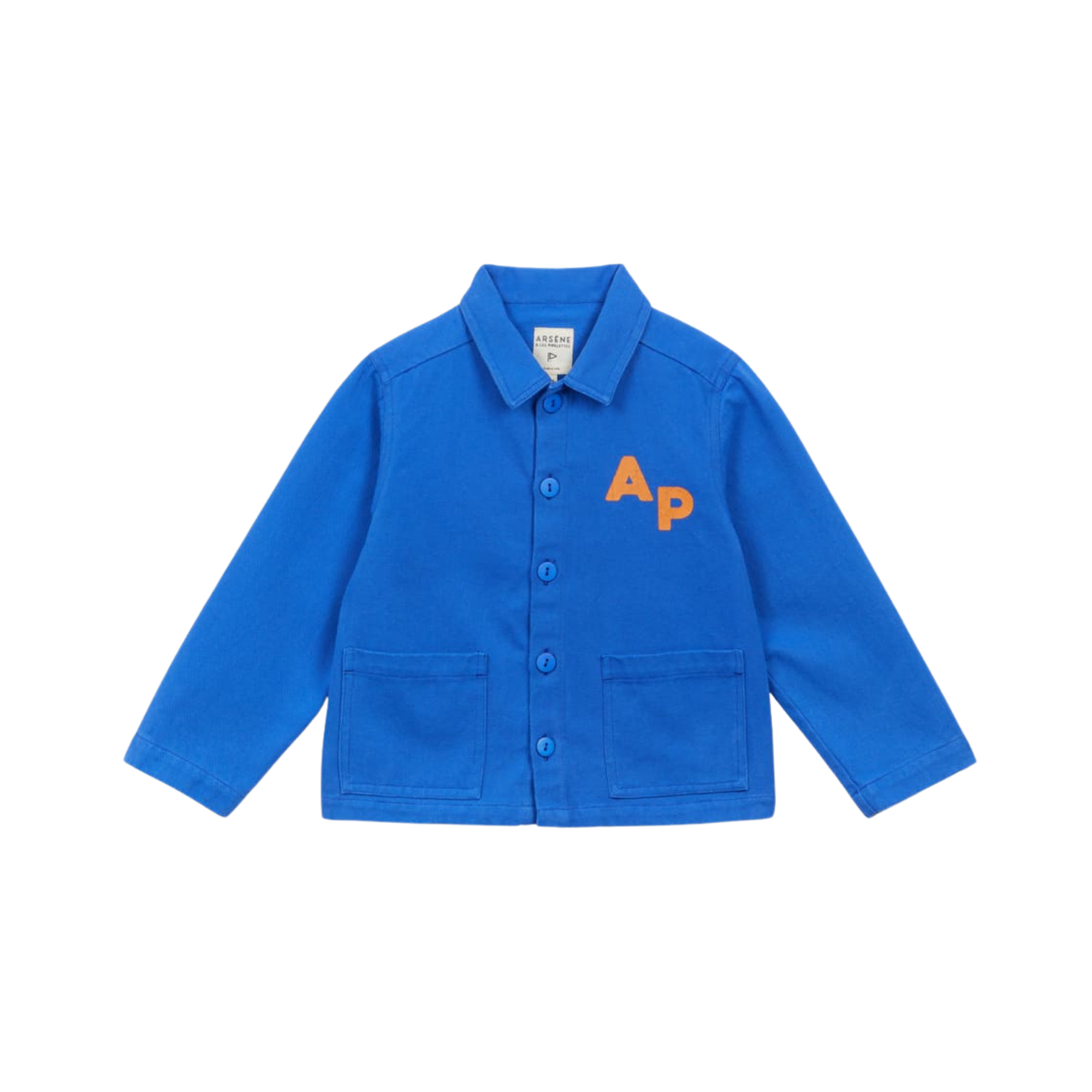 Rustic Cotton Jacket | Cobalt