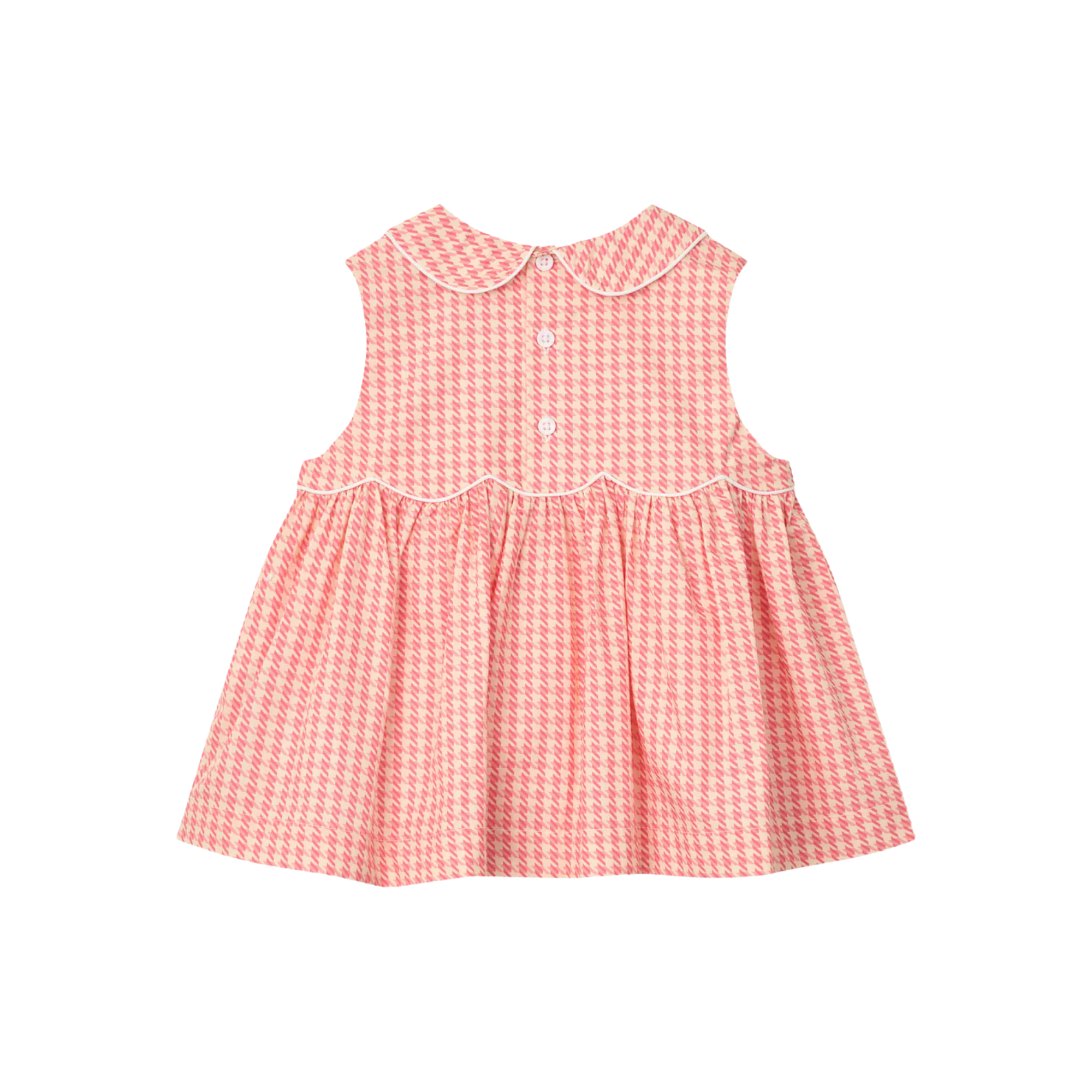 Houndstooth Blouse | Pink