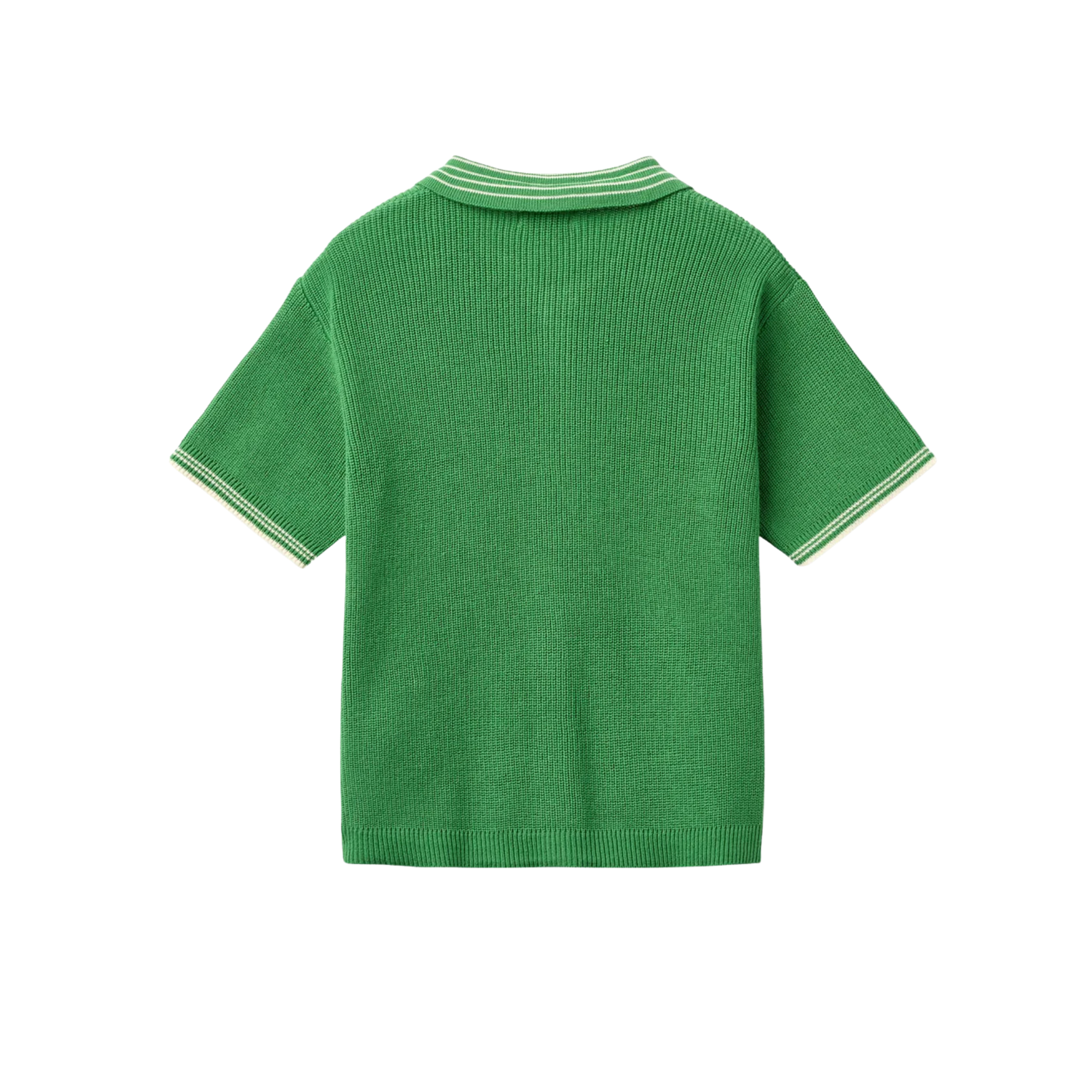Knitted Pattern Shirt | Green