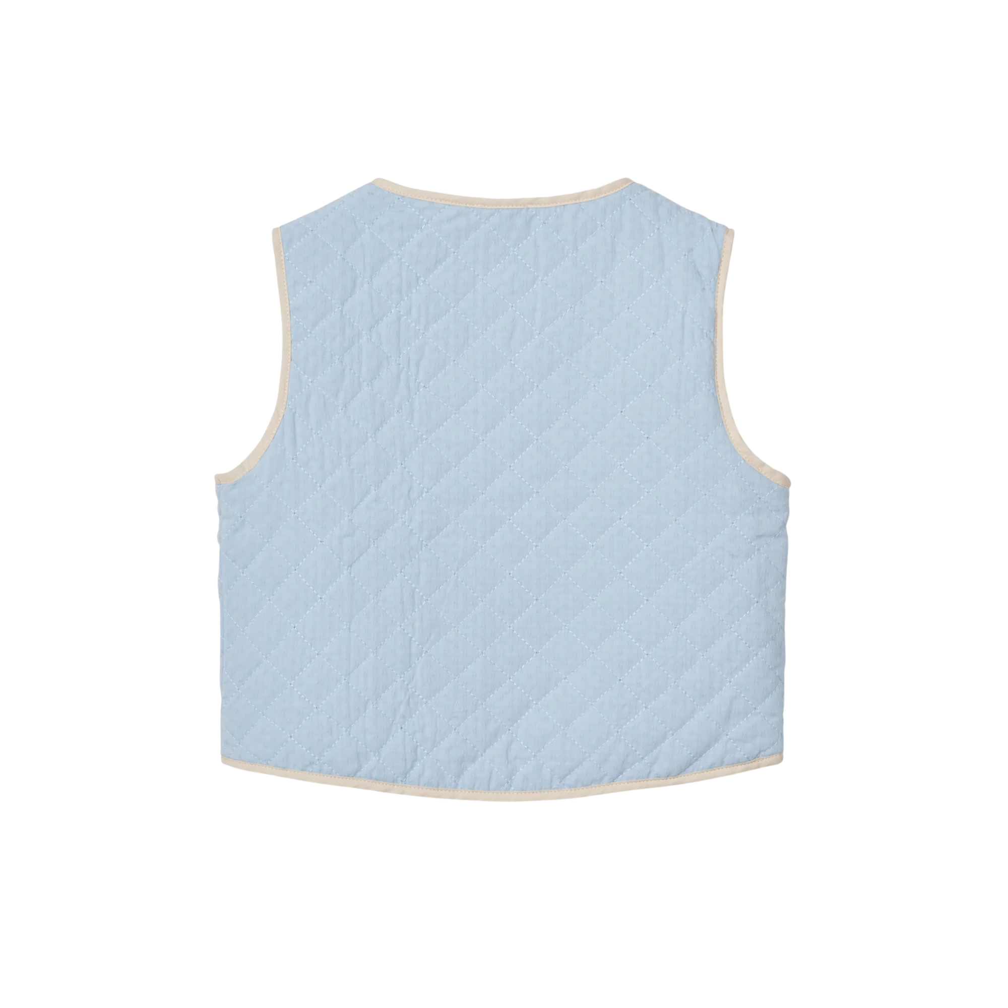 Quilted Vest | Blue