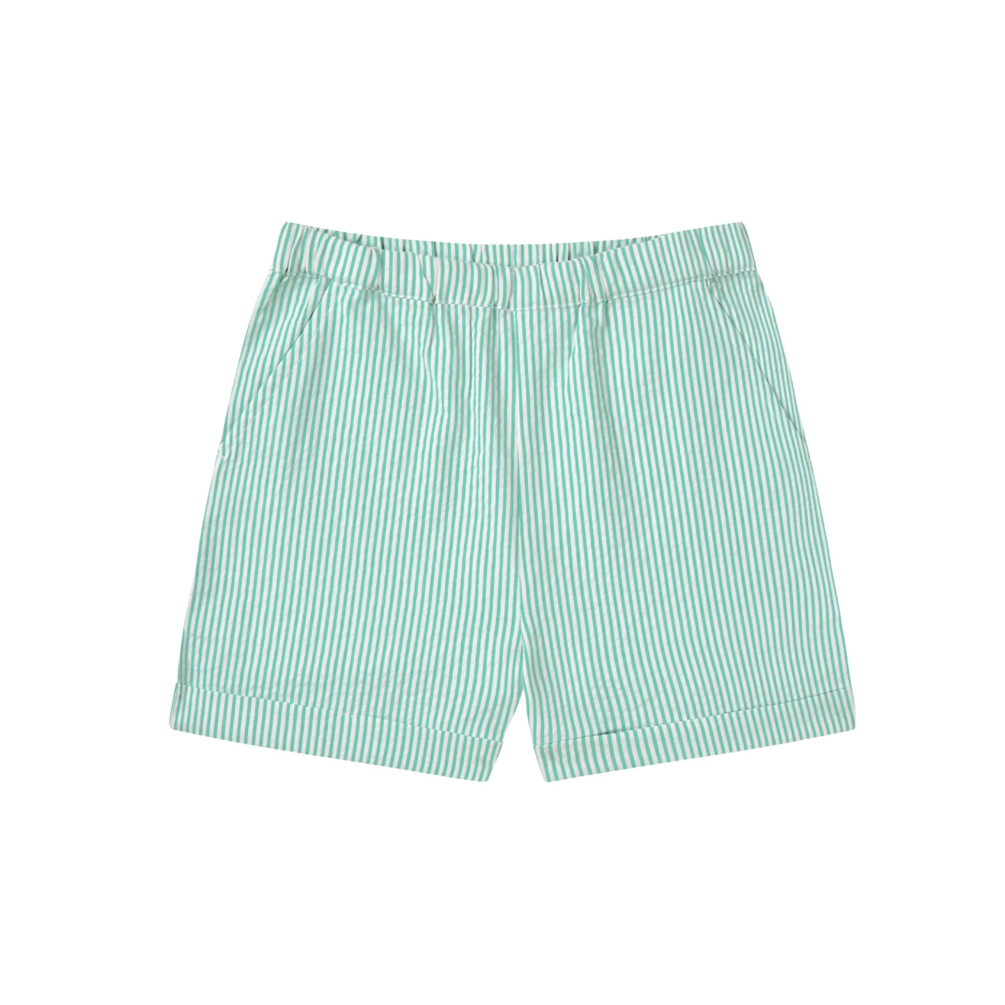Seersucker Shorts Sporty | Green